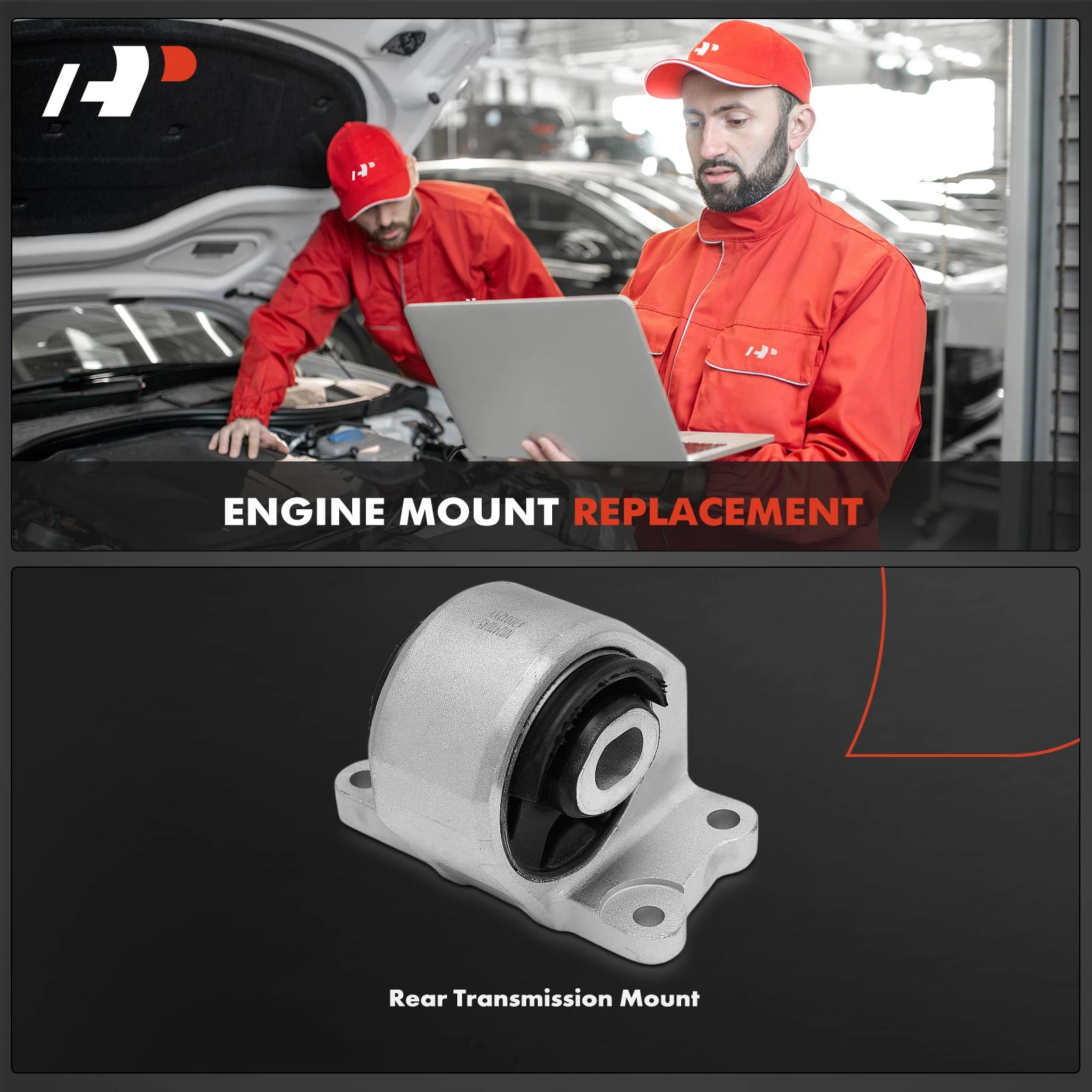 1-Pc Transmission Mount Rear Side A-Premium APEM2210