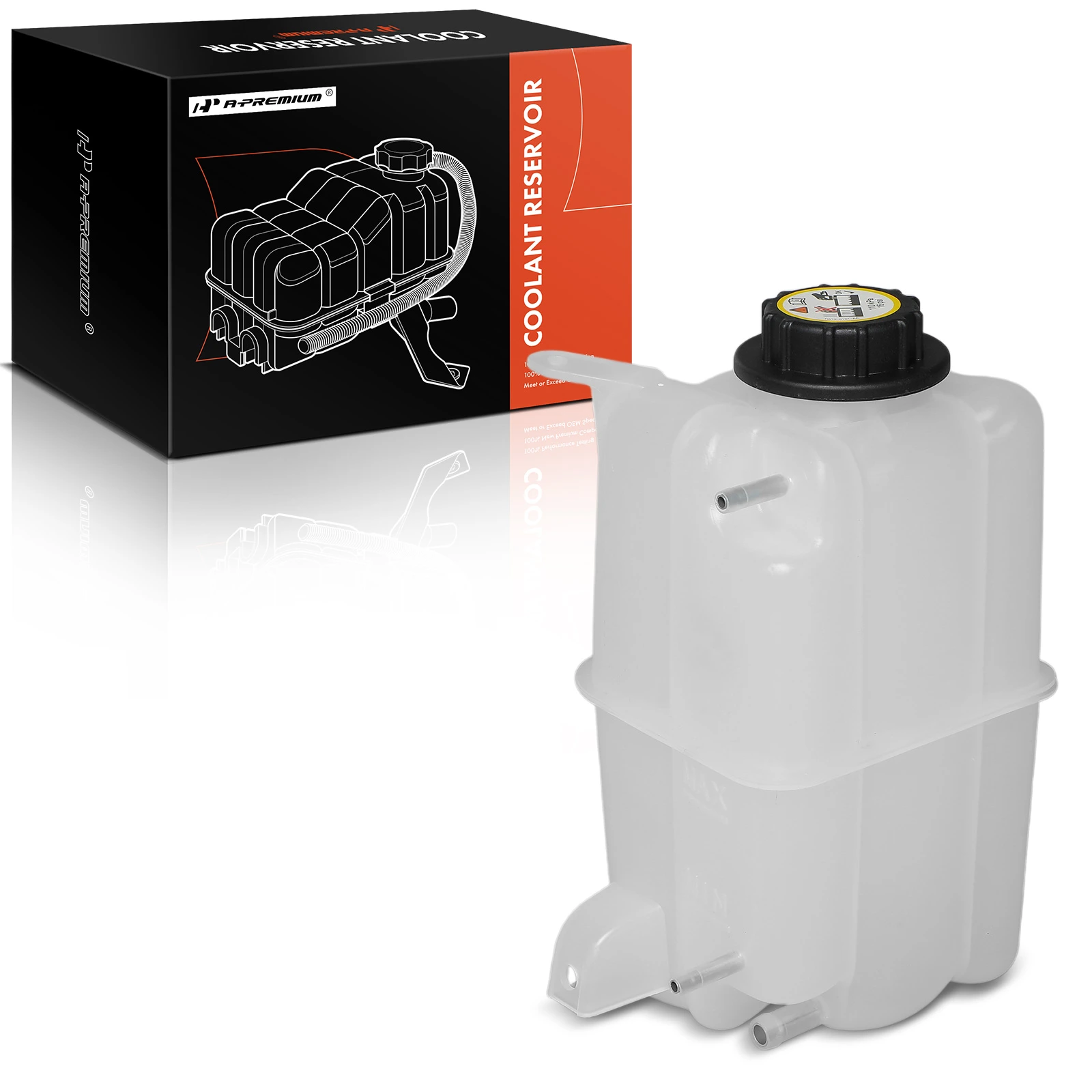 Front Engine Coolant Reservoir Tank with Cap for 2004-2010 INFINITI QX56