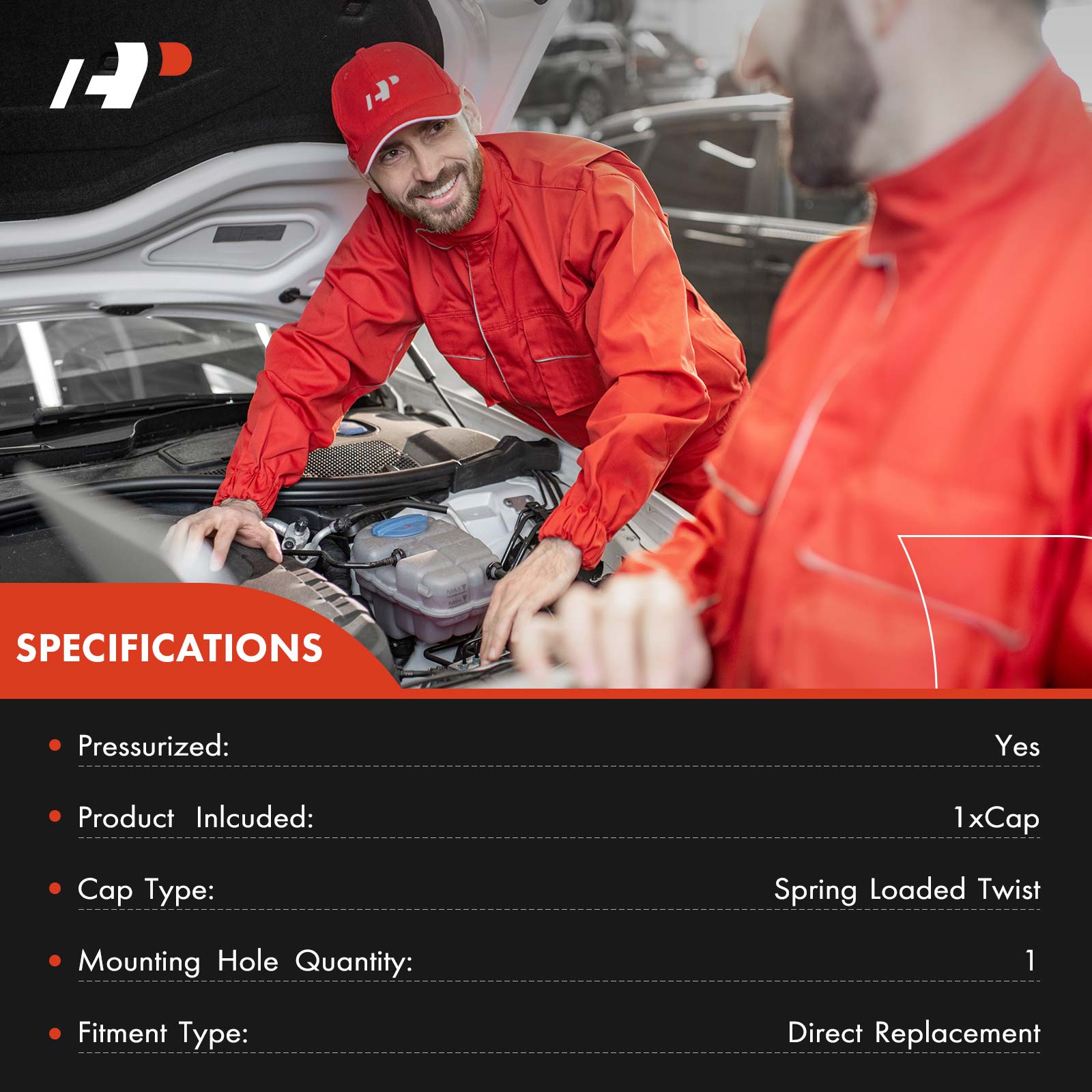 Engine Coolant Reservoir w/ Cap for Nissan Kicks 2018 2019-2025 Versa 2020-2025