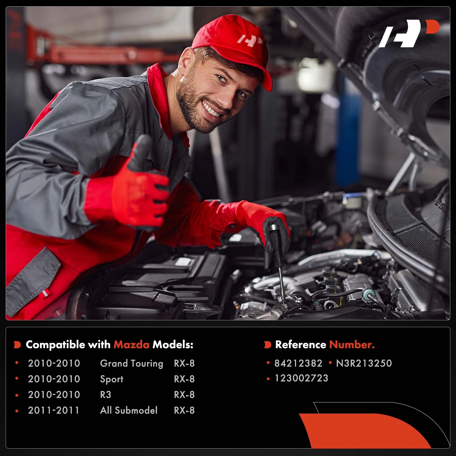 4-Pc Fuel Injector, 2-Blade Terminal, A-Premium APFI545