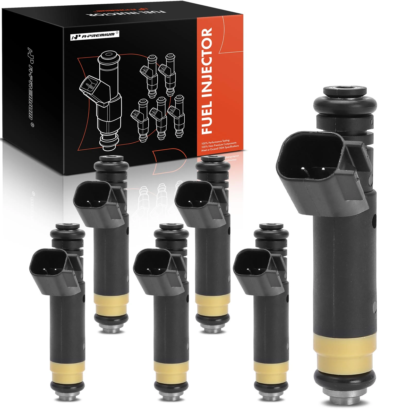 6 Pcs Fuel Injectors