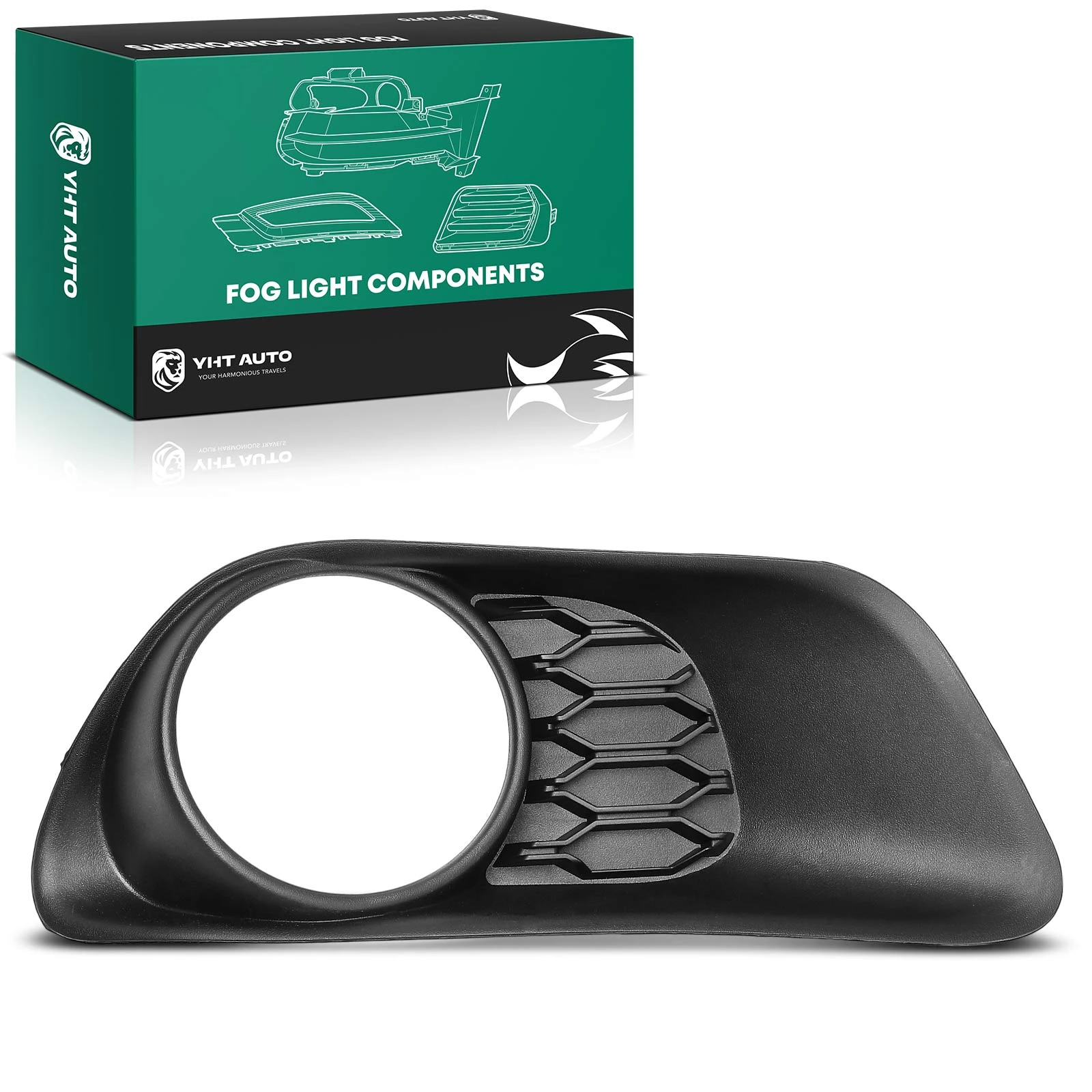 Front Passenger Fog Light Trim for 2012-2015 Ram C/V