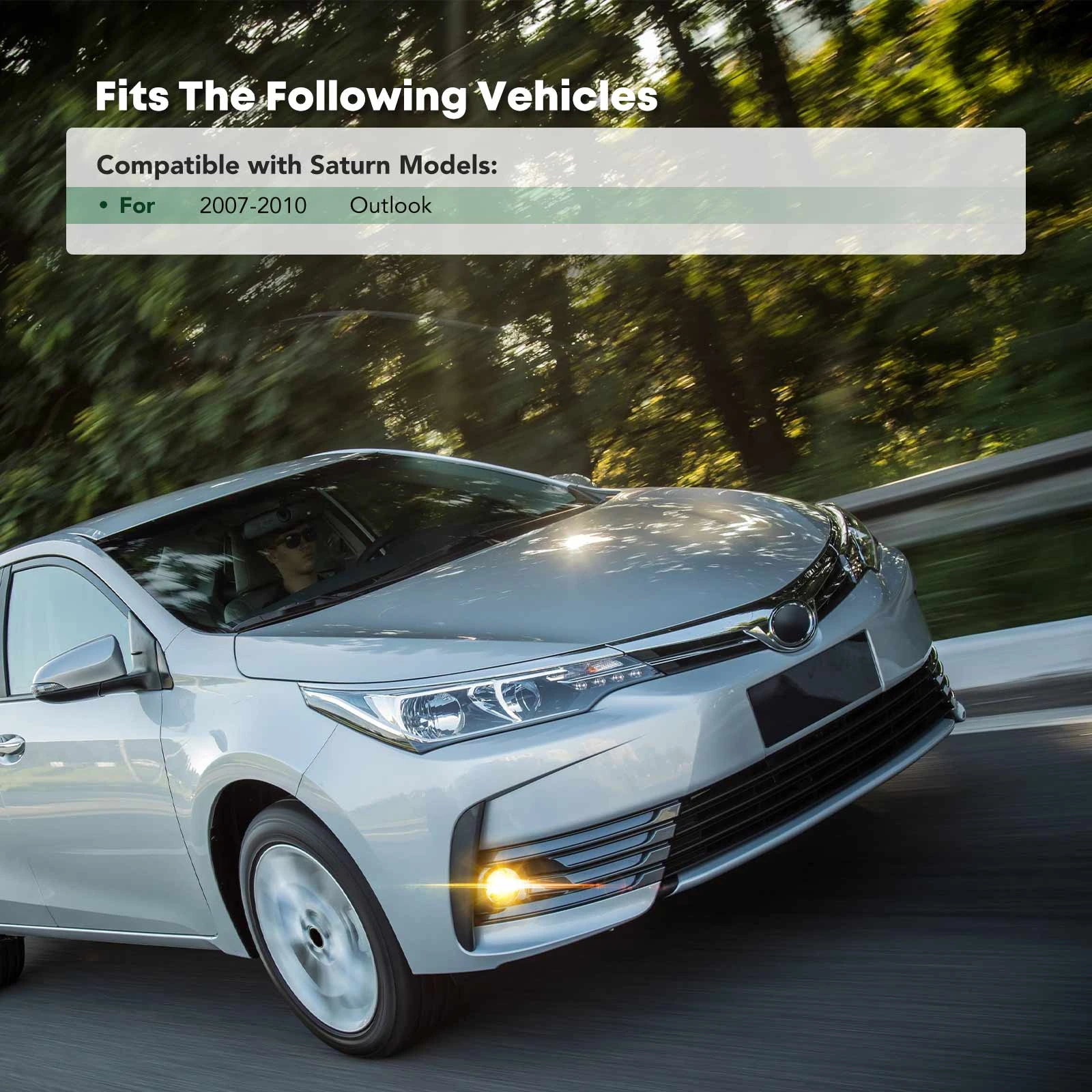 Front Driver Fog Light Trim Bezel for Saturn Outlook 2007-2010