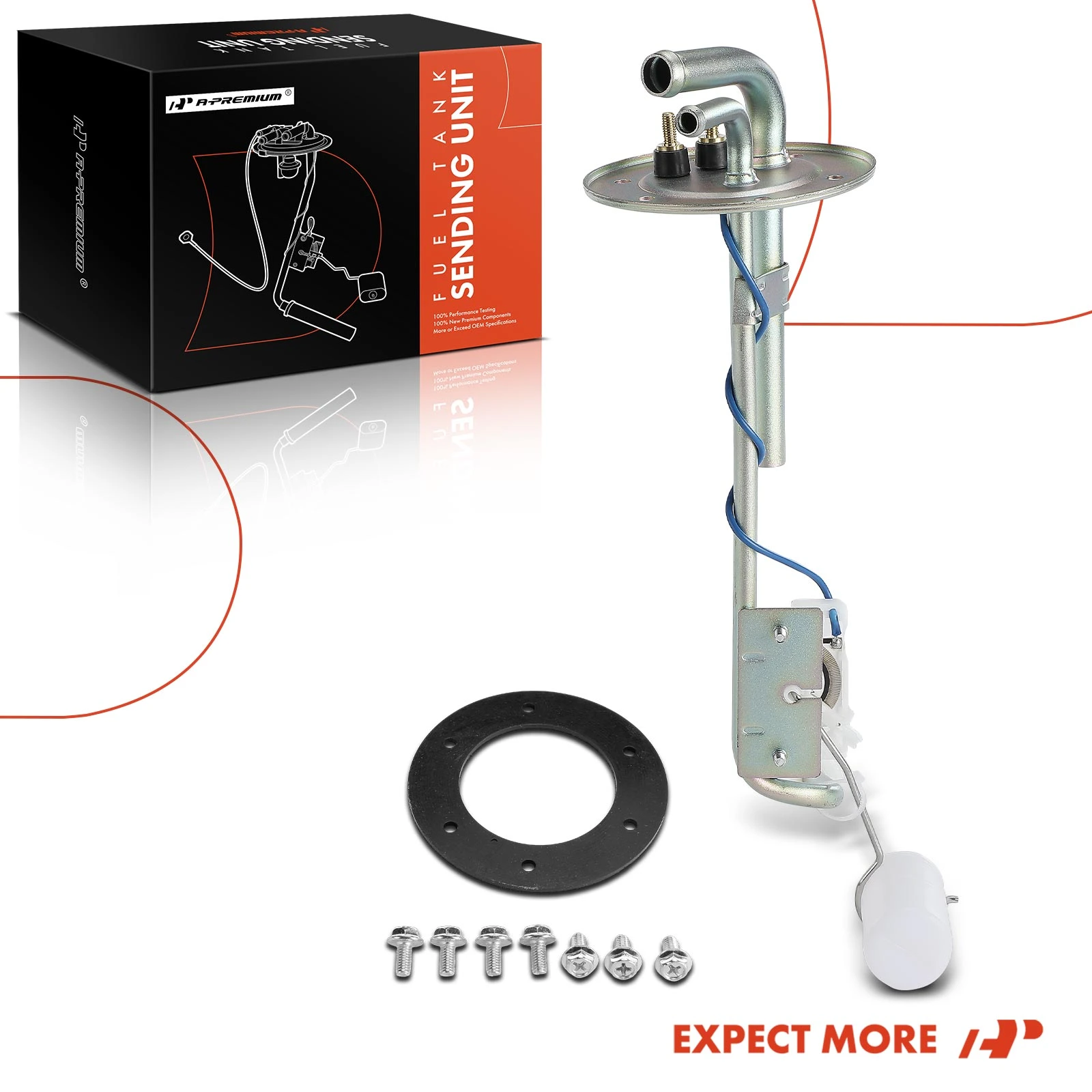 A-Premium Fuel Tank Sending Unit Compatible With International Harvester 100 1974, 200 1974-1975, 1010/1110/1210/1310 1971-1973, 1000D/1100D/1200D/1300D 1969-1970, 1500D 1969-1971, Travelall 1975
