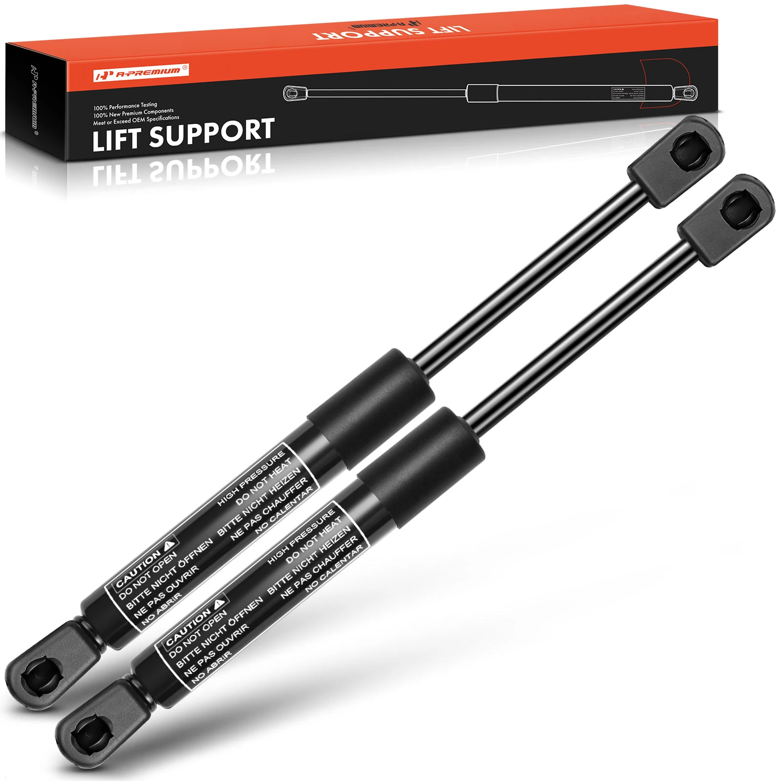 2 Pcs Tailgate Lift Supports Shock Struts