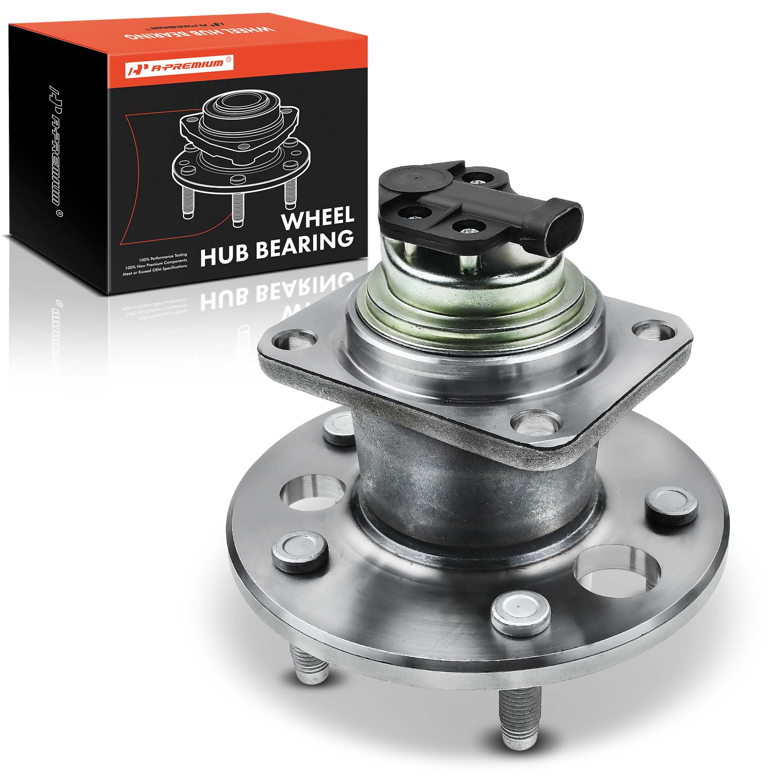 Rear Driver or Passenger Wheel Bearing & Hub Assembly with ABS
