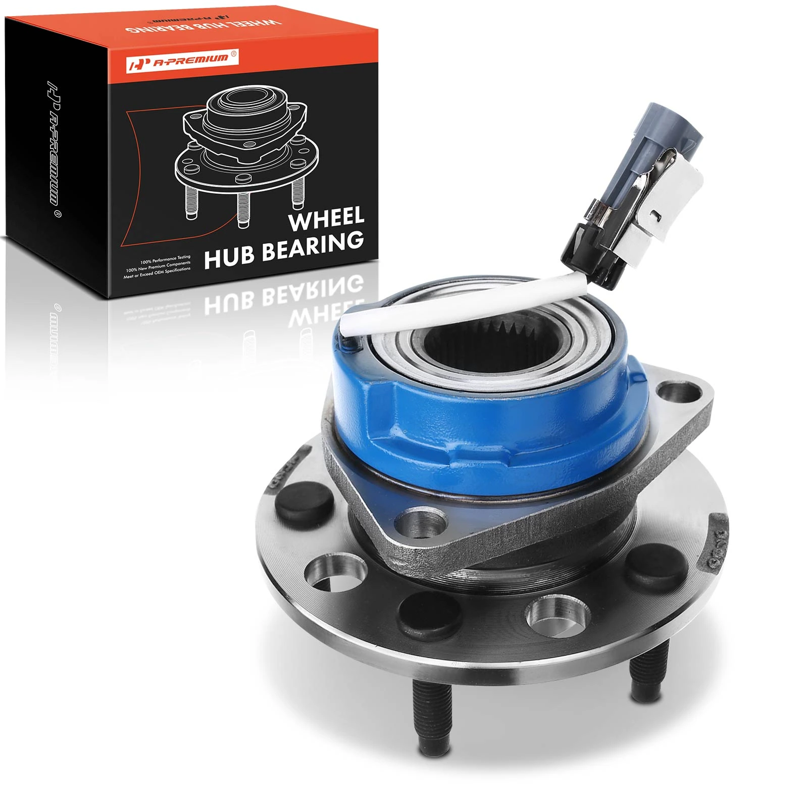 Front Driver or Passenger Wheel Bearing & Hub Assembly with ABS