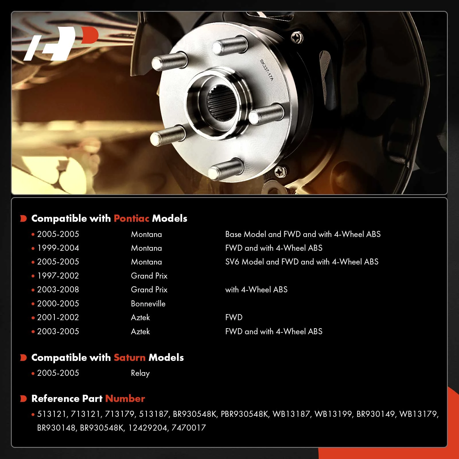 Wheel Bearings, Hubs & Seals For 2008 Honda Civic For Sale - View #8