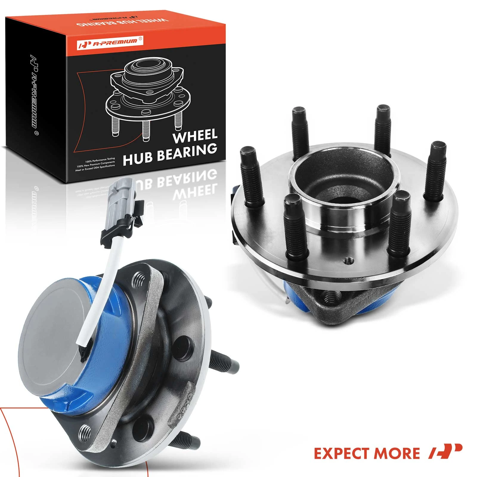 Wheel Bearing & Hub Assembly With ABS Sensor For 2009