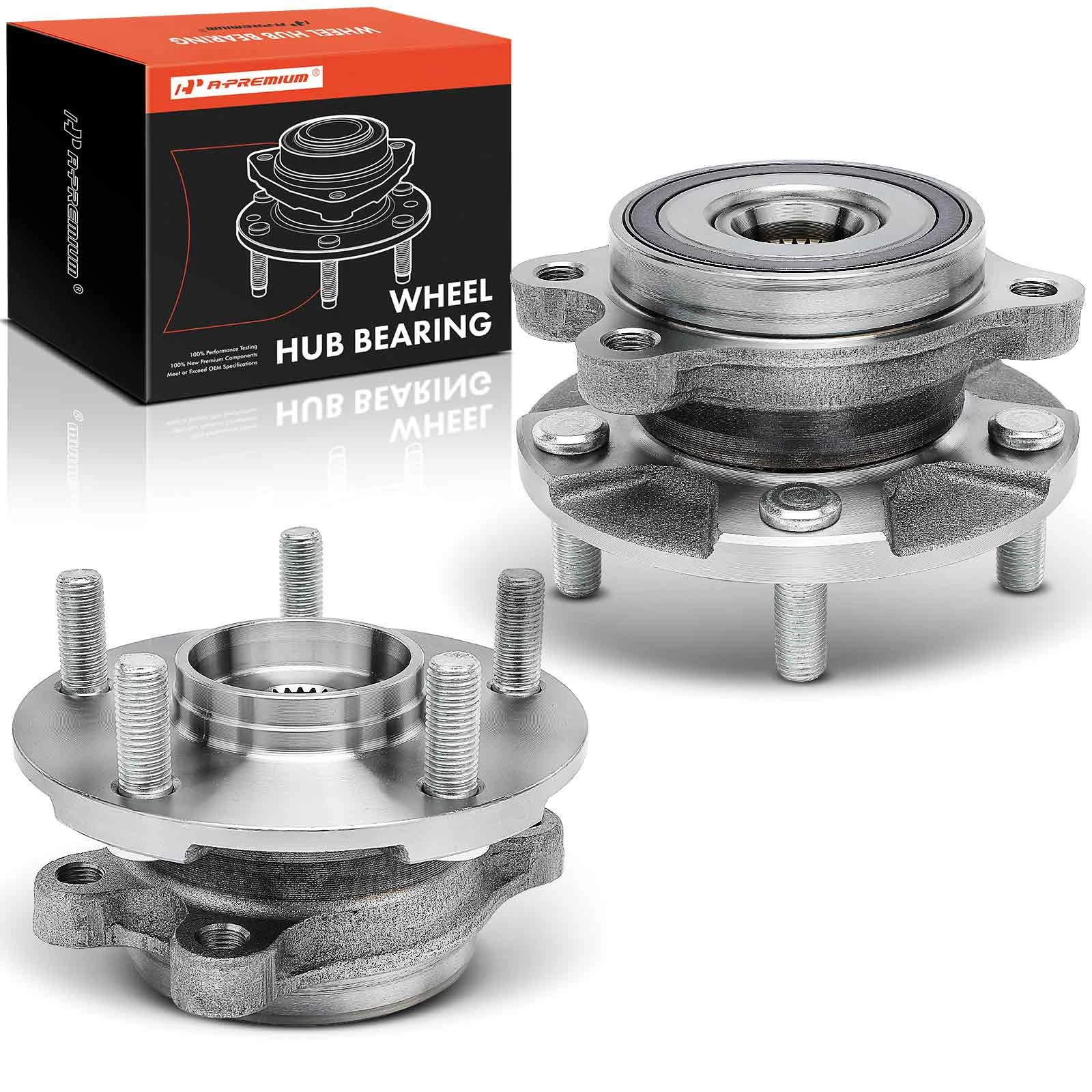 A-Premium APHB0275 2011-2016 Scion tC Wheel Bearing and Hub Assembly Kit Front Driver & Passenger
