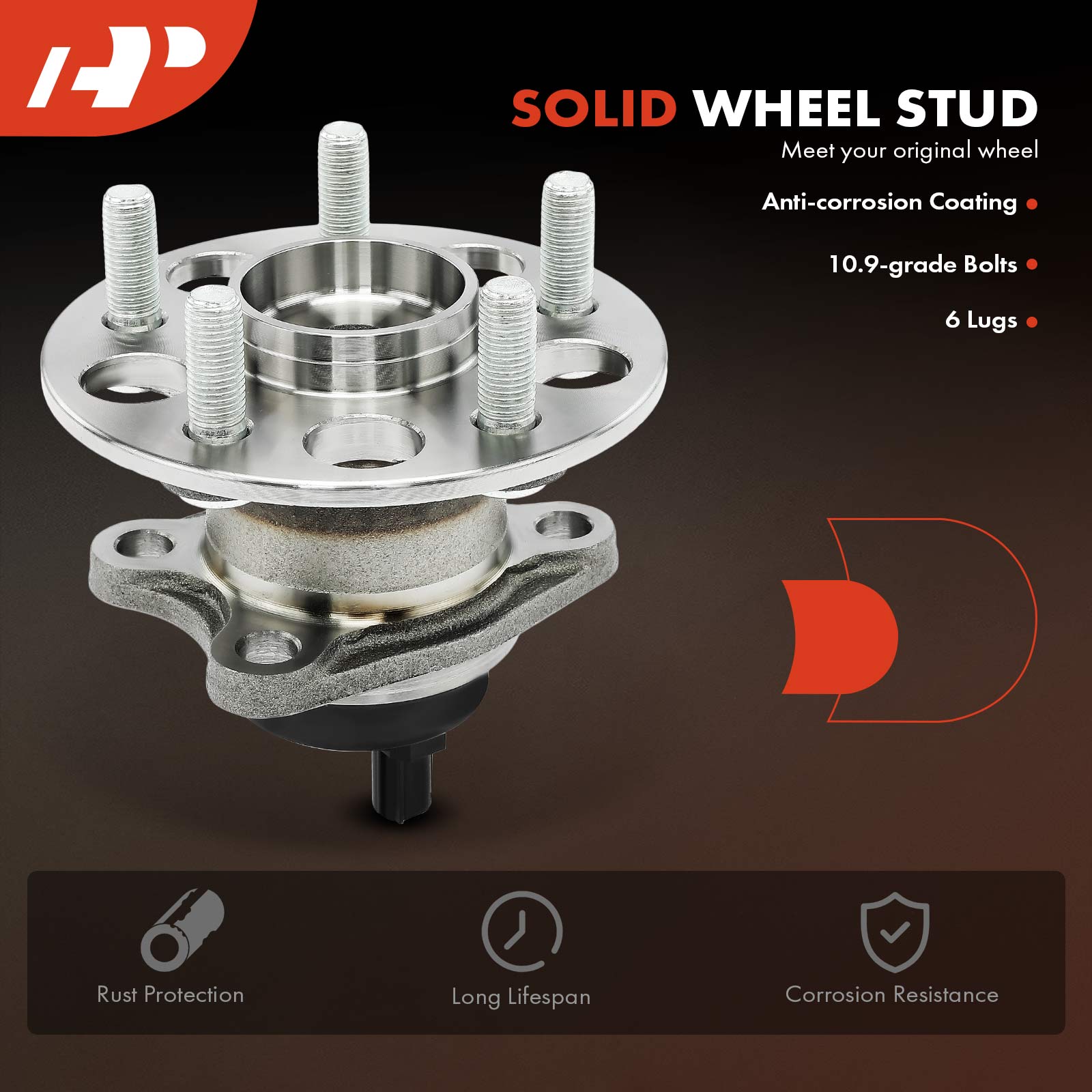 2 Front Wheel Hub Bearing Assembly For Toyota Prius 2010-2015 New 5 Bolts 513287 - View #9