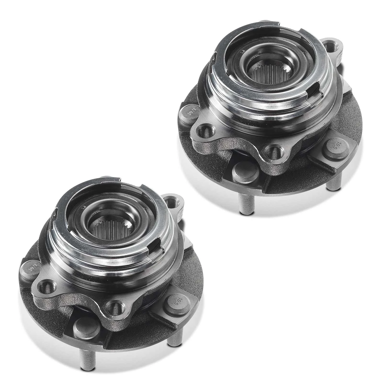 2 Pcs Front Wheel Bearing & Hub Assembly for 2003-2008 INFINITI FX45