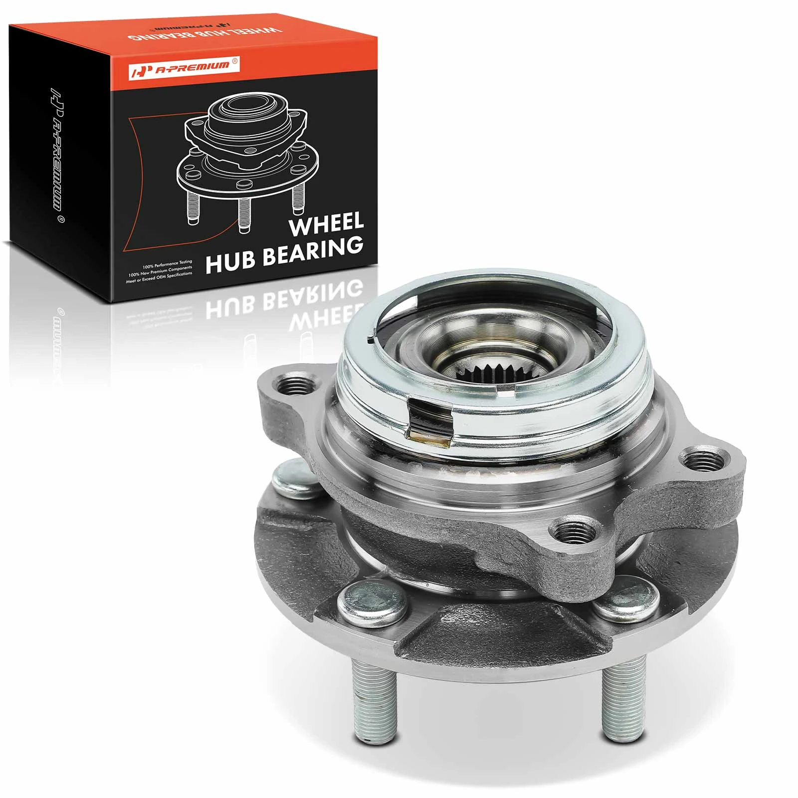 Front Driver or Passenger Wheel Bearing & Hub Assembly for 2003-2008 INFINITI FX45