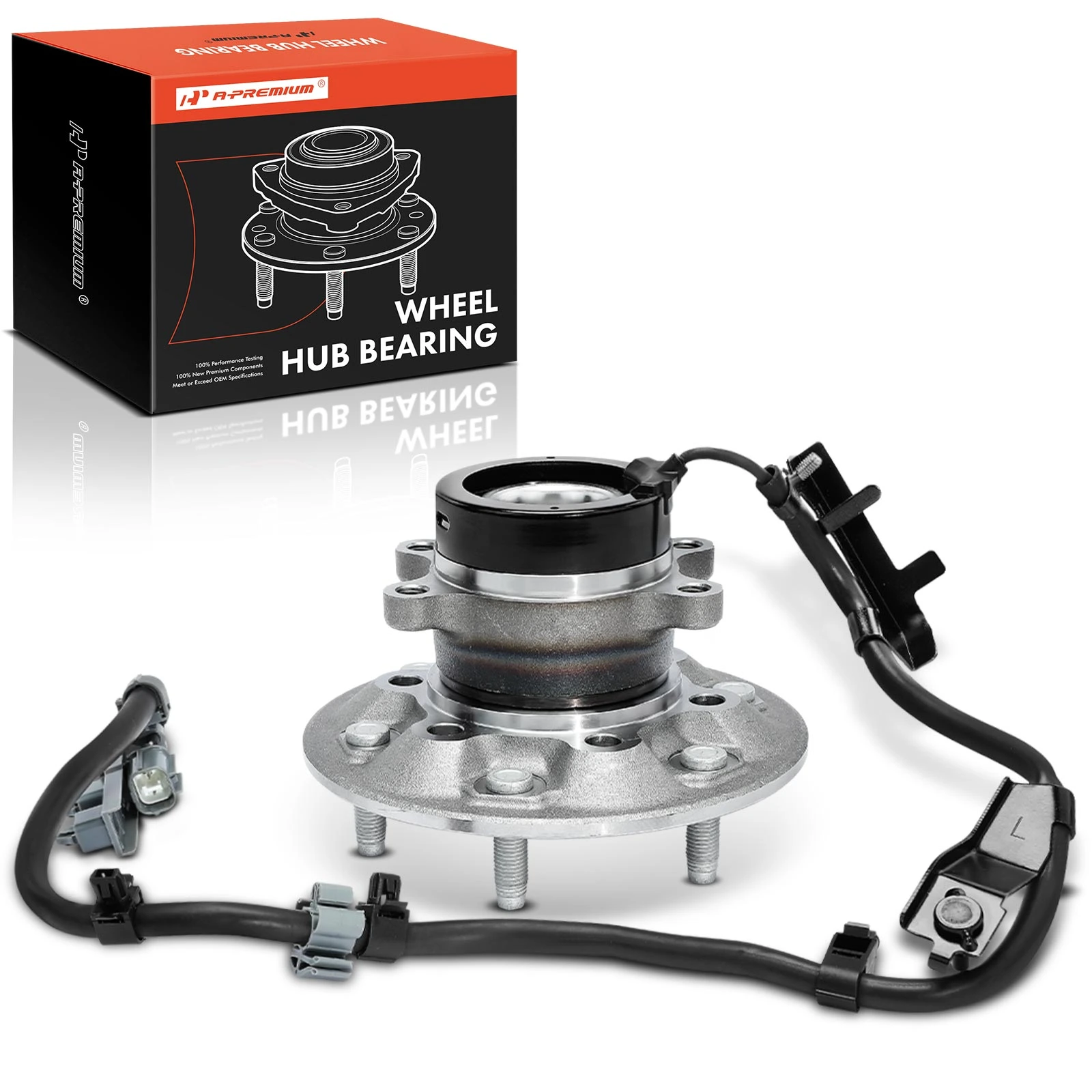 Front Driver Wheel Bearing & Hub Assembly with ABS