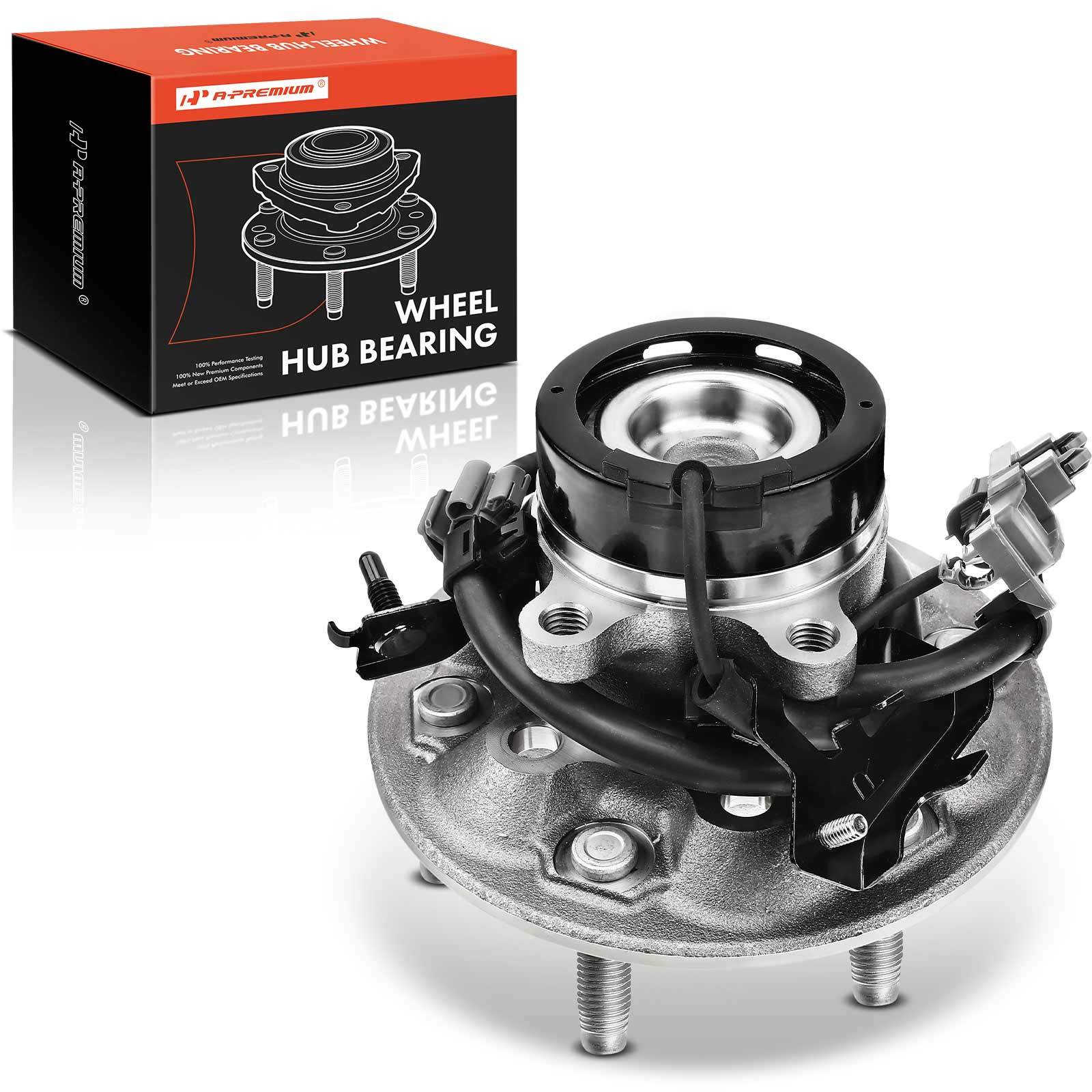 Front Passenger Wheel Bearing & Hub Assembly with ABS