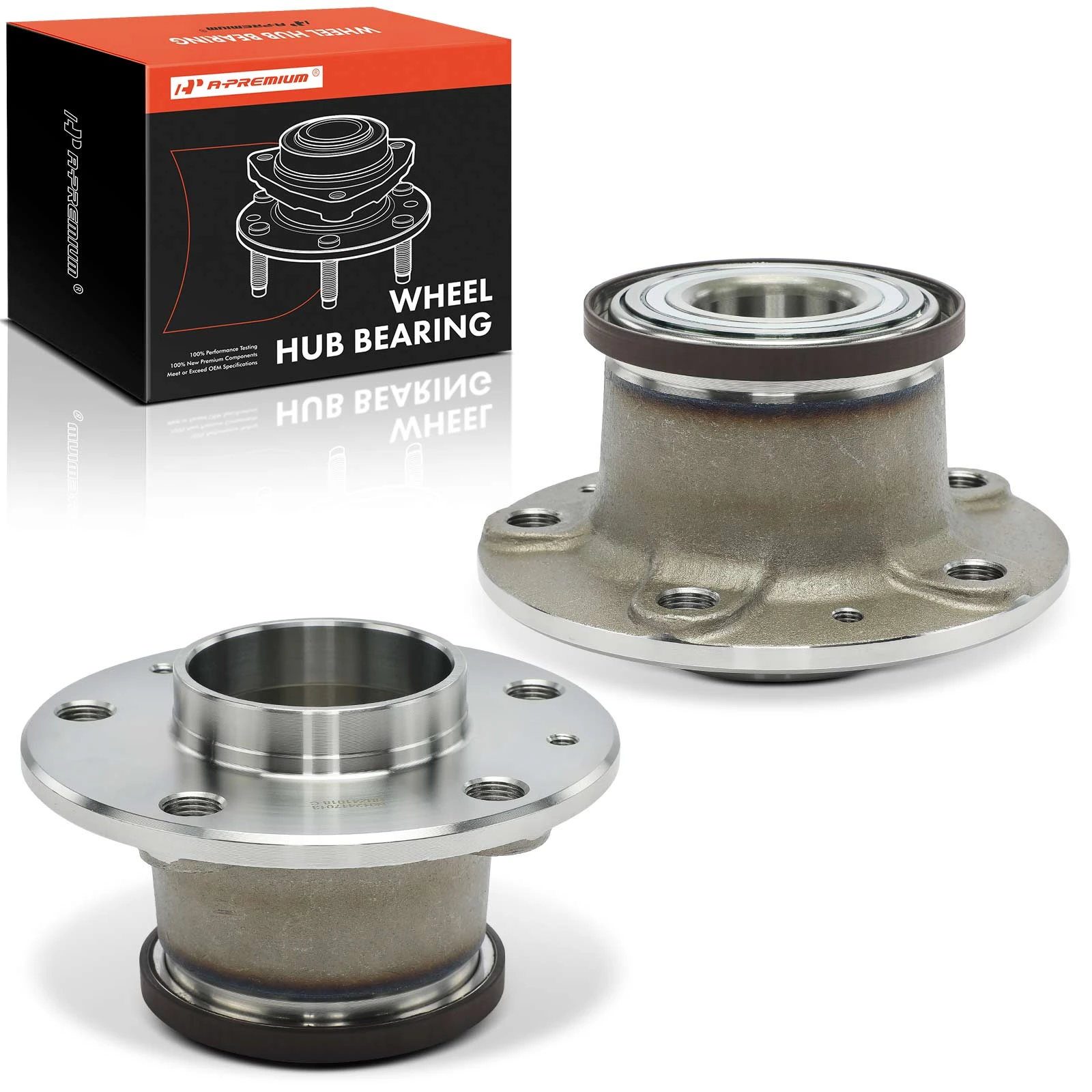 2 Pcs Rear Wheel Hub Bearing Assembly