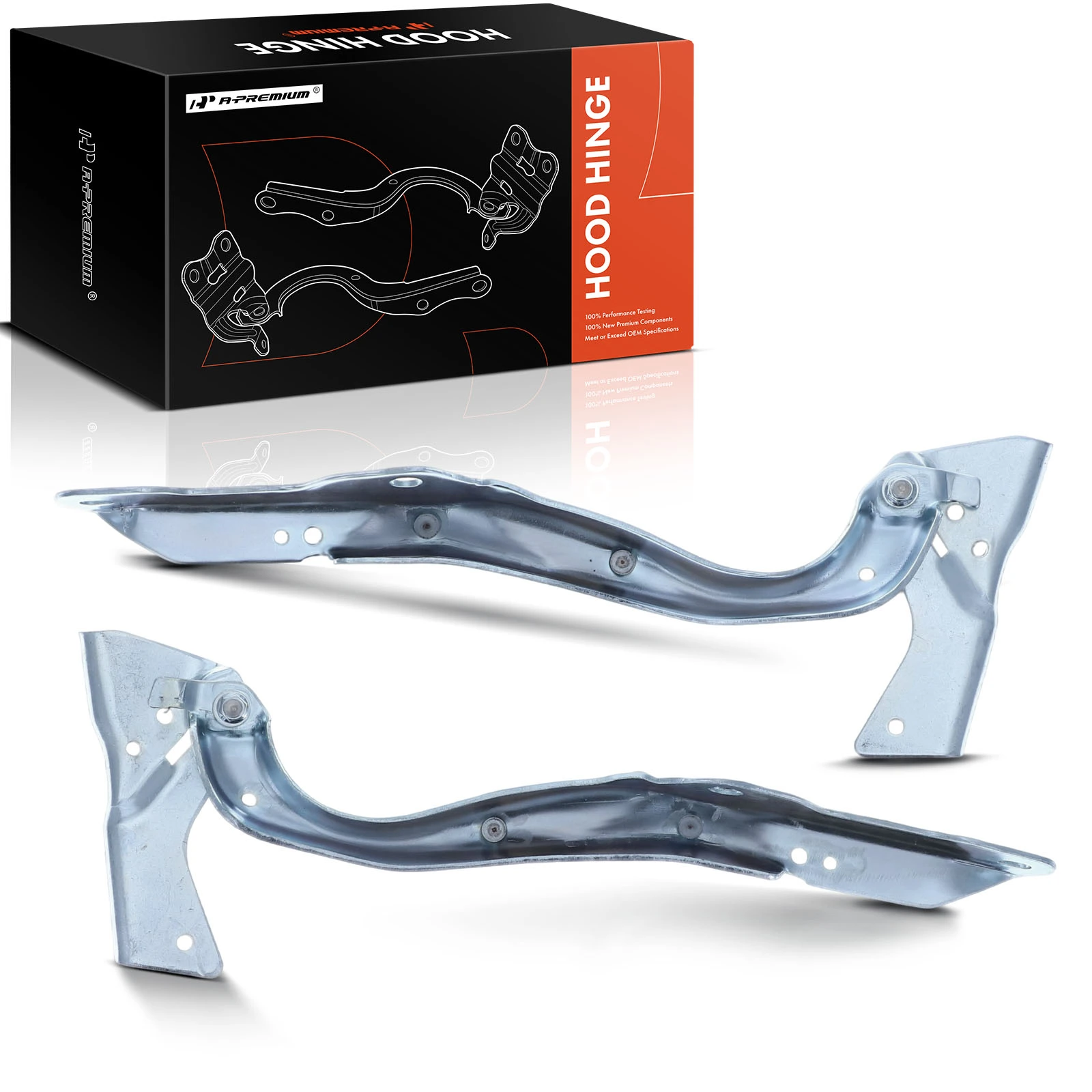 2 Pcs Driver & Passenger Hood Hinge for Ford Expedition 2012-2017 Sport Utility