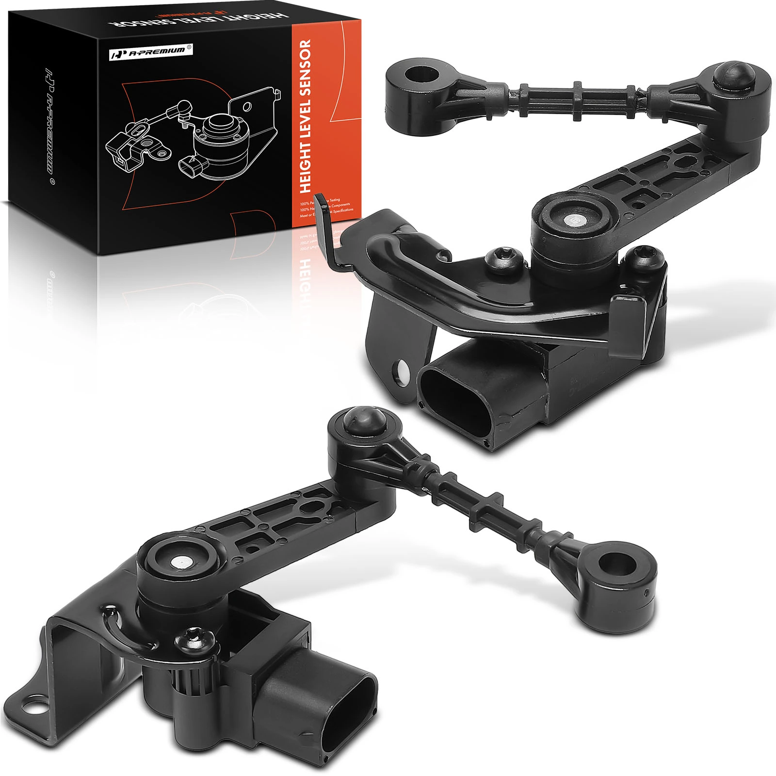 2 Pcs Passenger Headlight Level Sensor