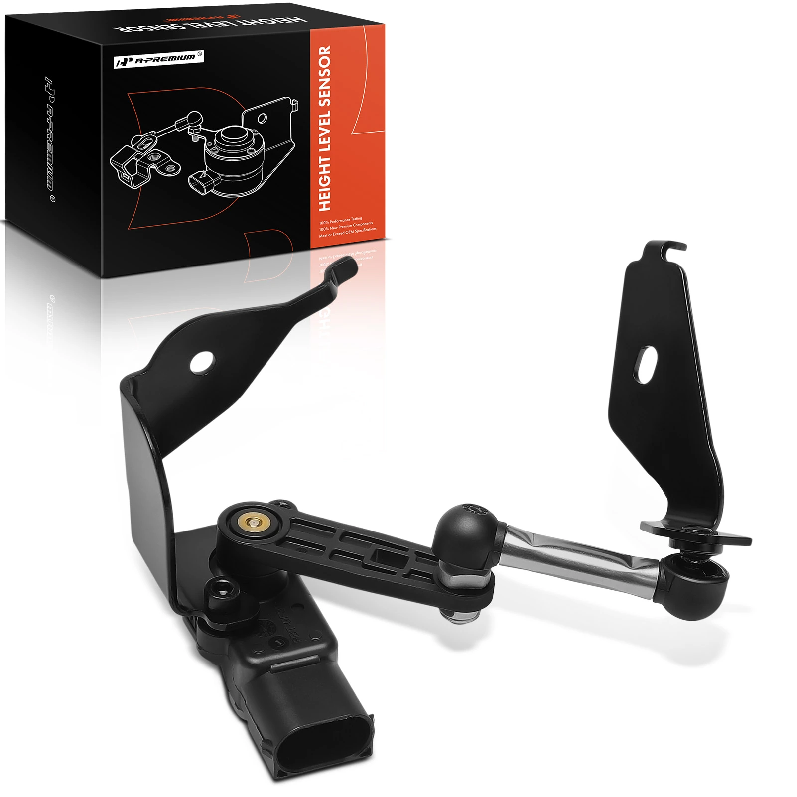 Rear Passenger Black Height Level Sensor for 2019-2022 Volvo S60