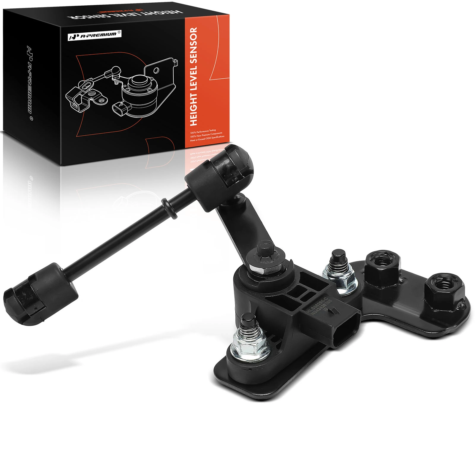 Front Passenger Ride Height Level Sensor with Bracket for 2003-2006 Lincoln Navigator