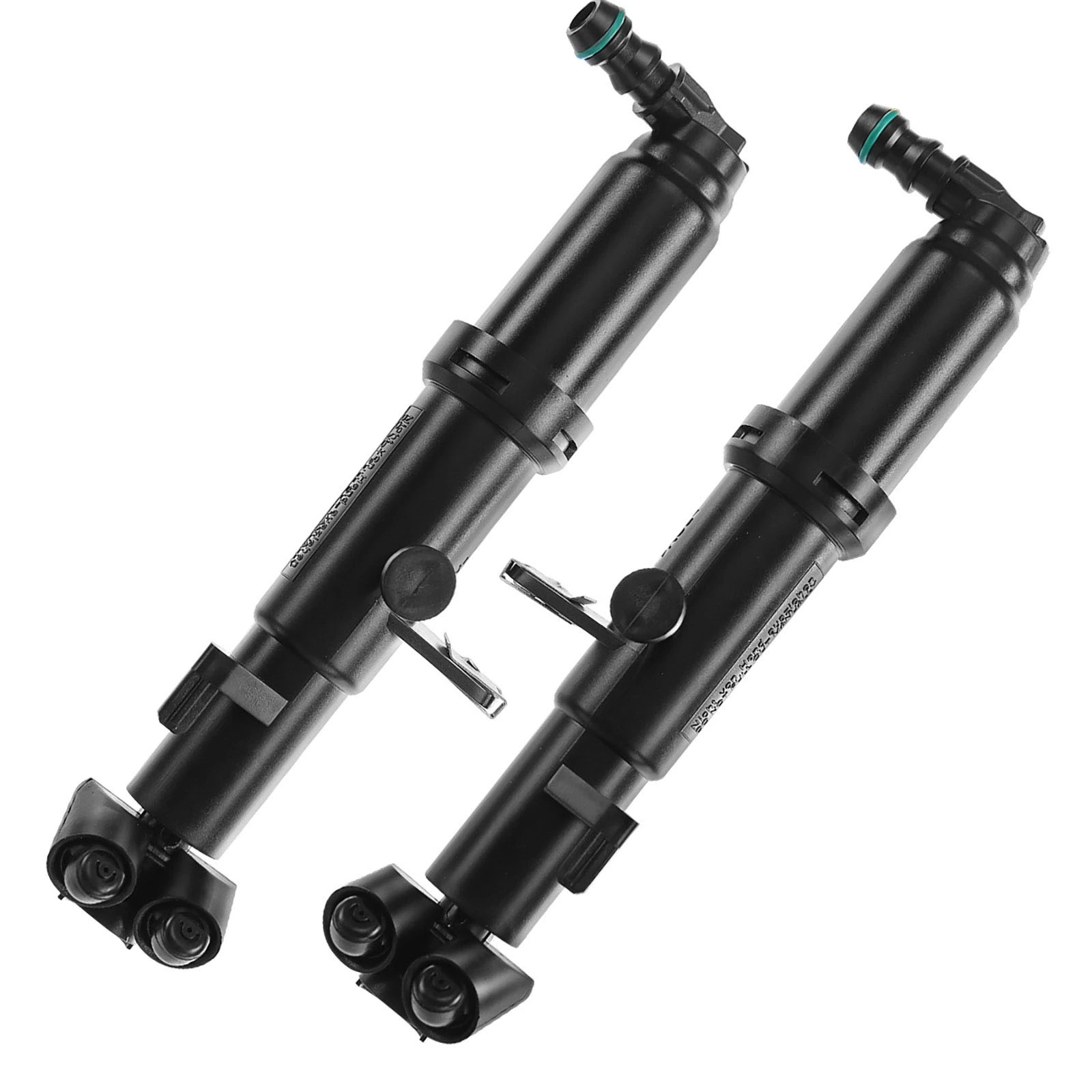 2 Pcs Front Headlight Washer Nozzle