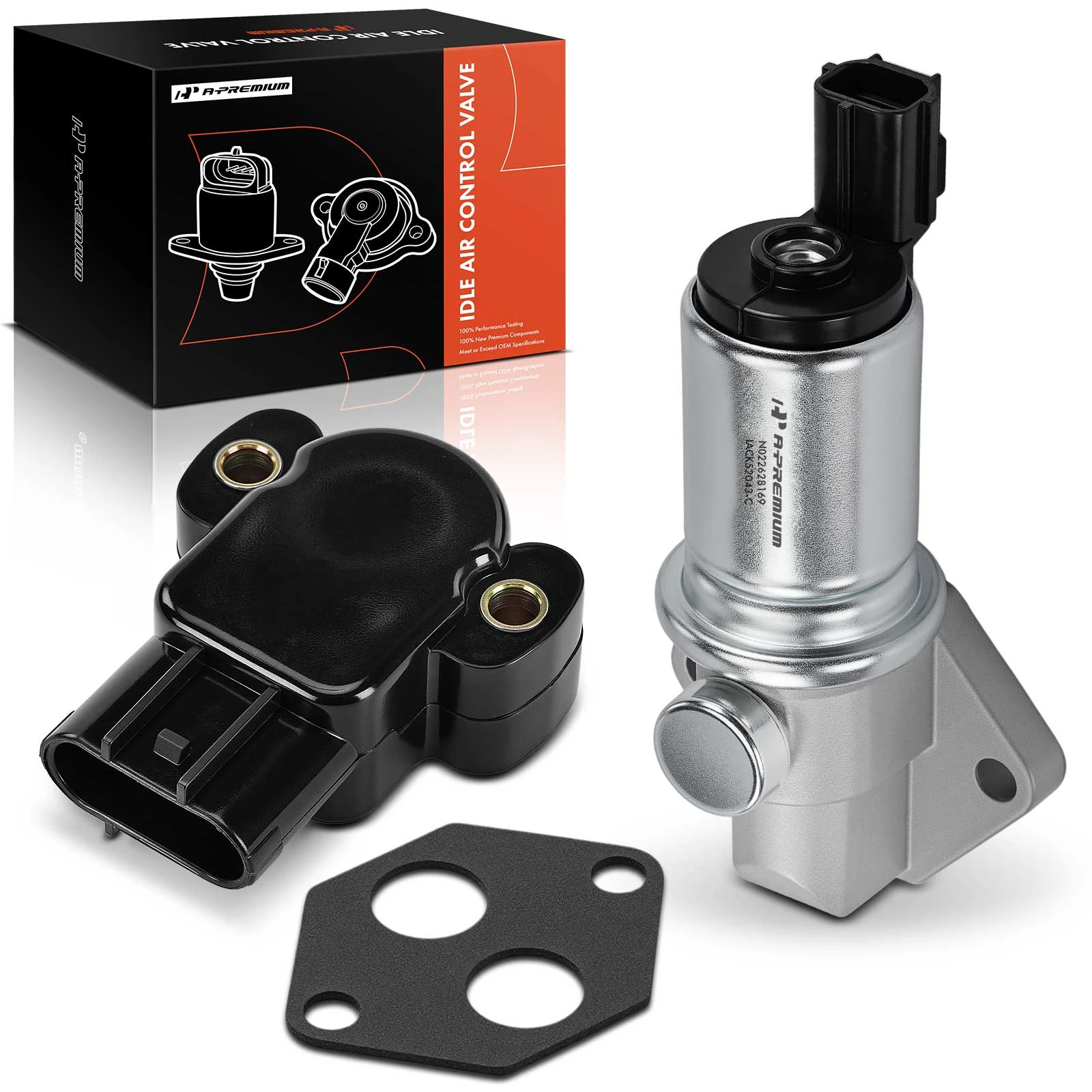 2 Pcs Idle Air Control Valve & Throttle Position Sensor Set