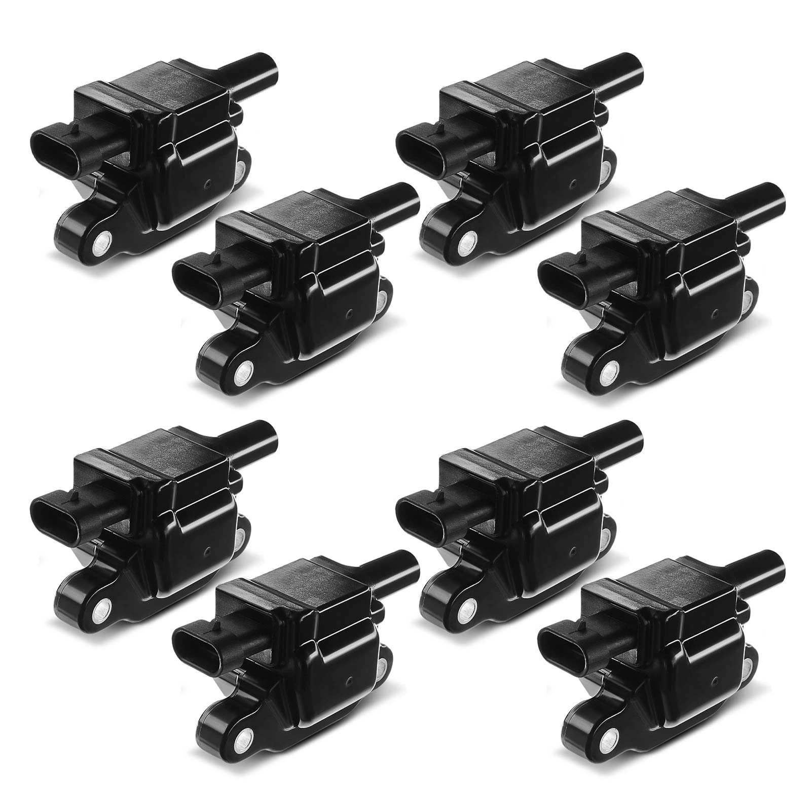 8 Pcs Ignition Coils with 4 Pins