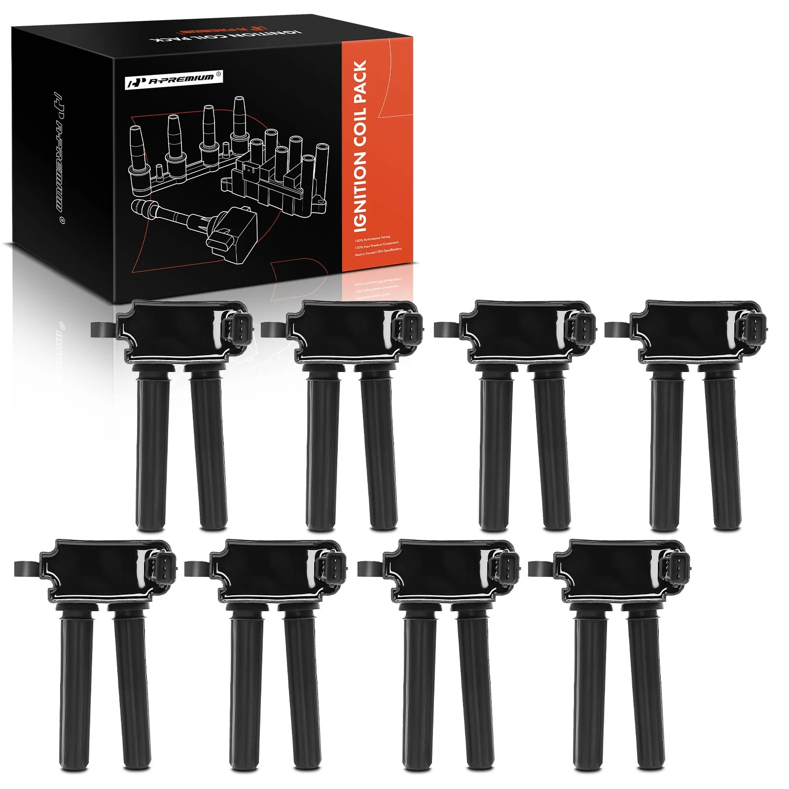 8 Pcs Ignition Coils