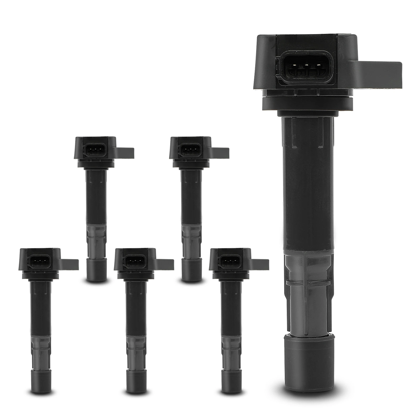 6 Pcs Ignition Coils with 3 Pins