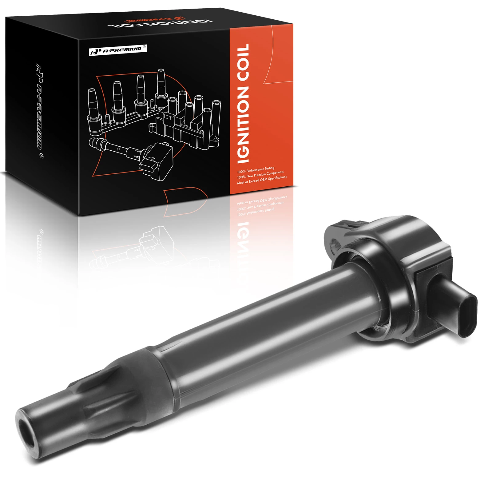 2007-2011 Dodge Nitro One Set-Pc Ignition Coil 3-Blade Terminal Oval A-Premium IC0060