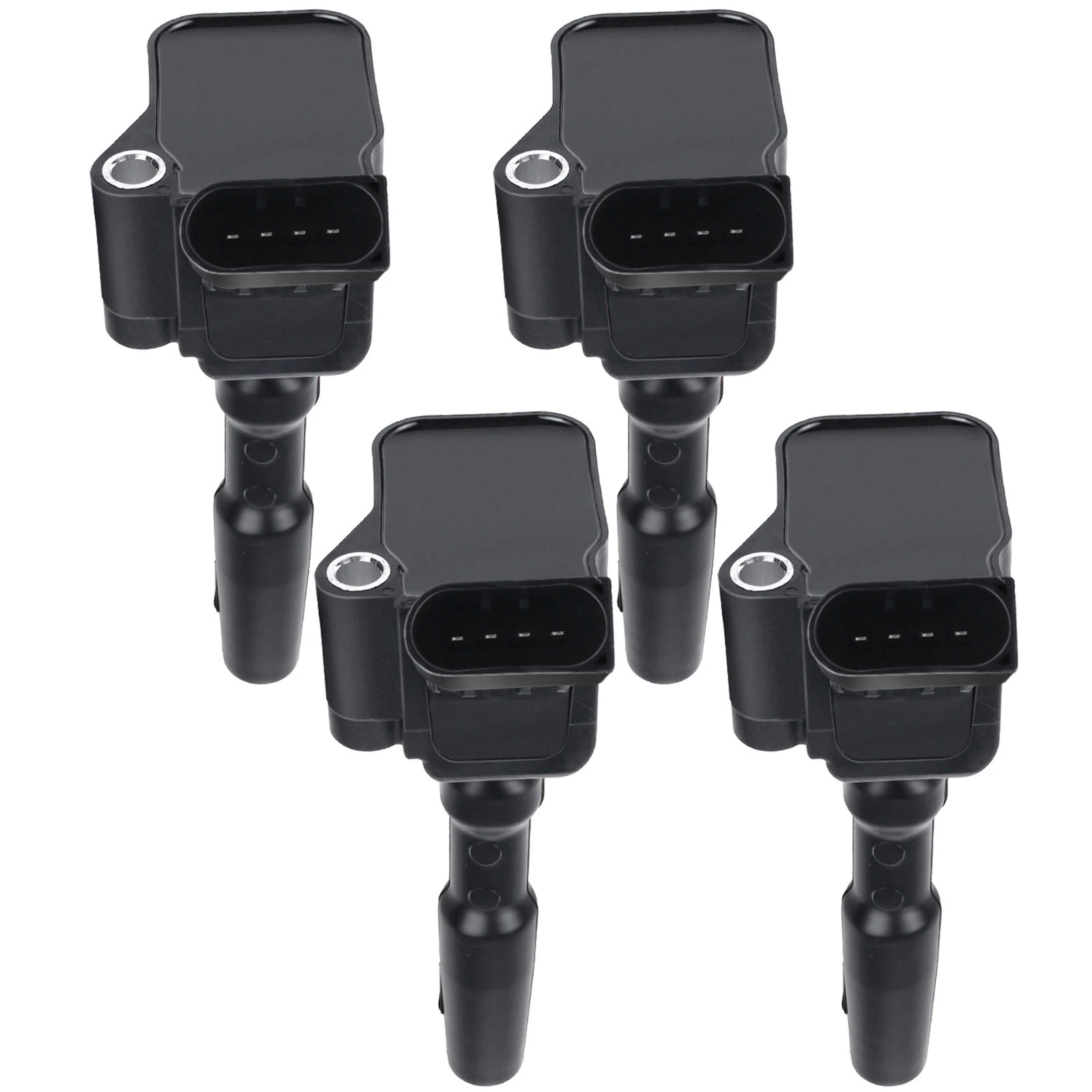 4 Pcs Ignition Coils with 4 Pins