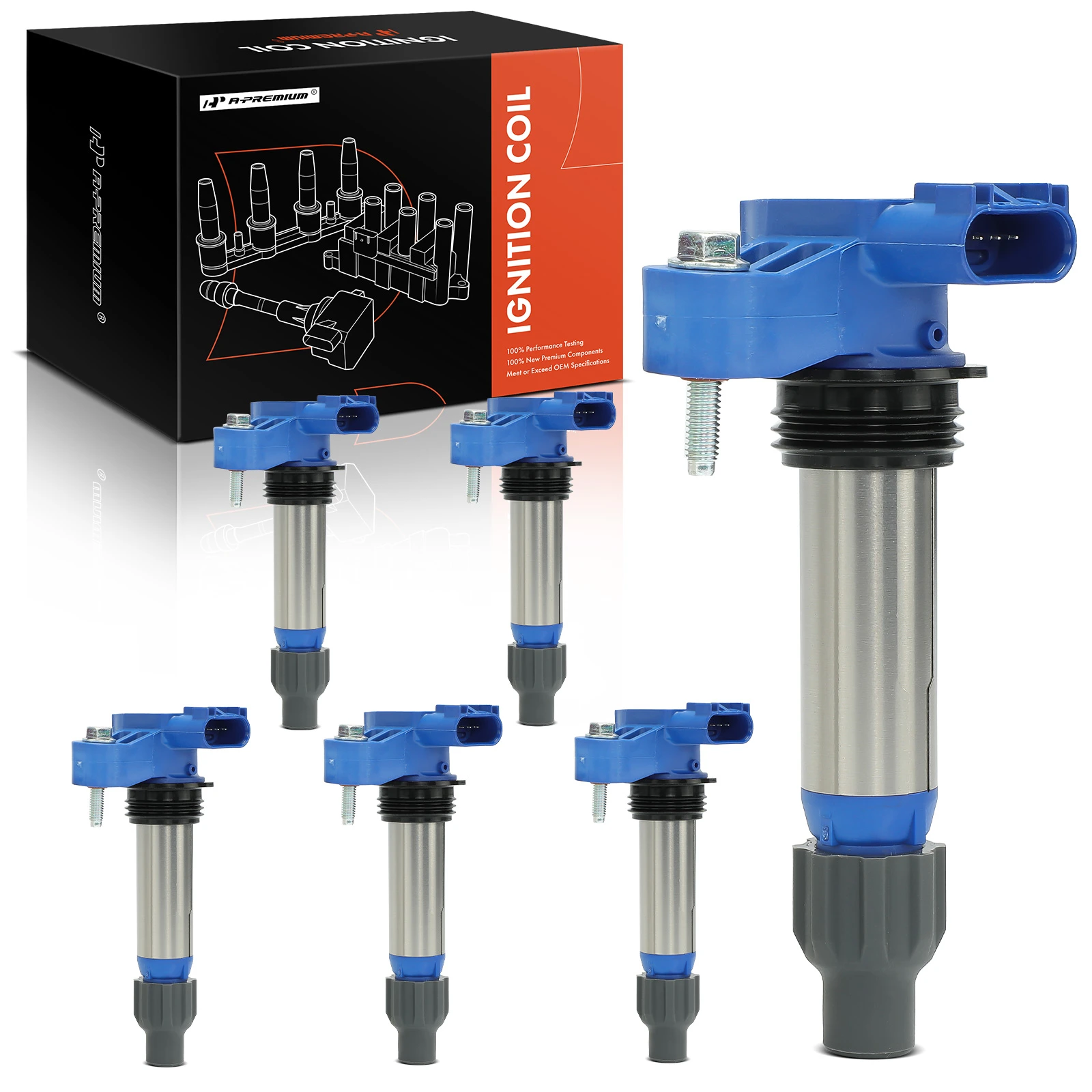 6 Pcs Ignition Coils