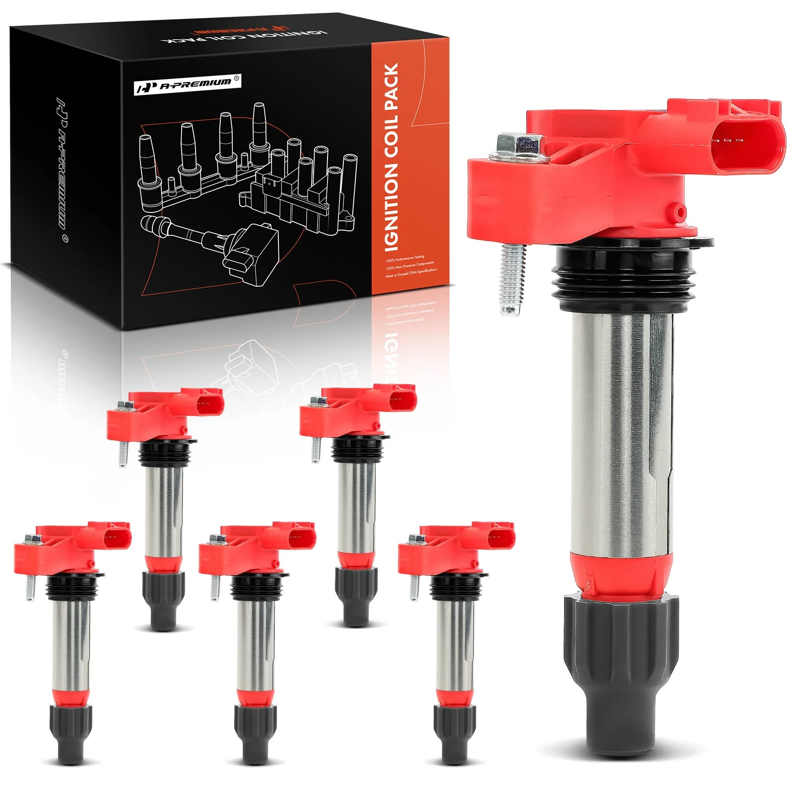 6 Pcs Ignition Coils