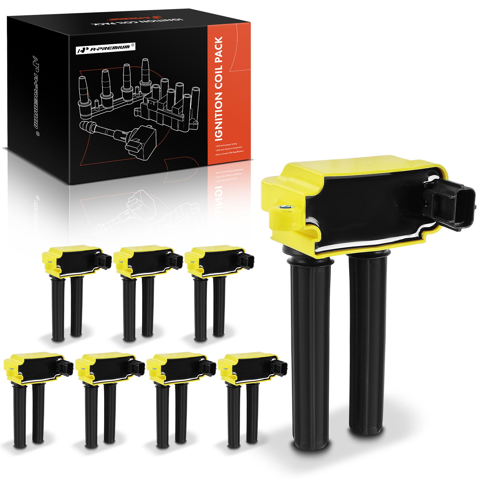 8 Pcs Ignition Coils