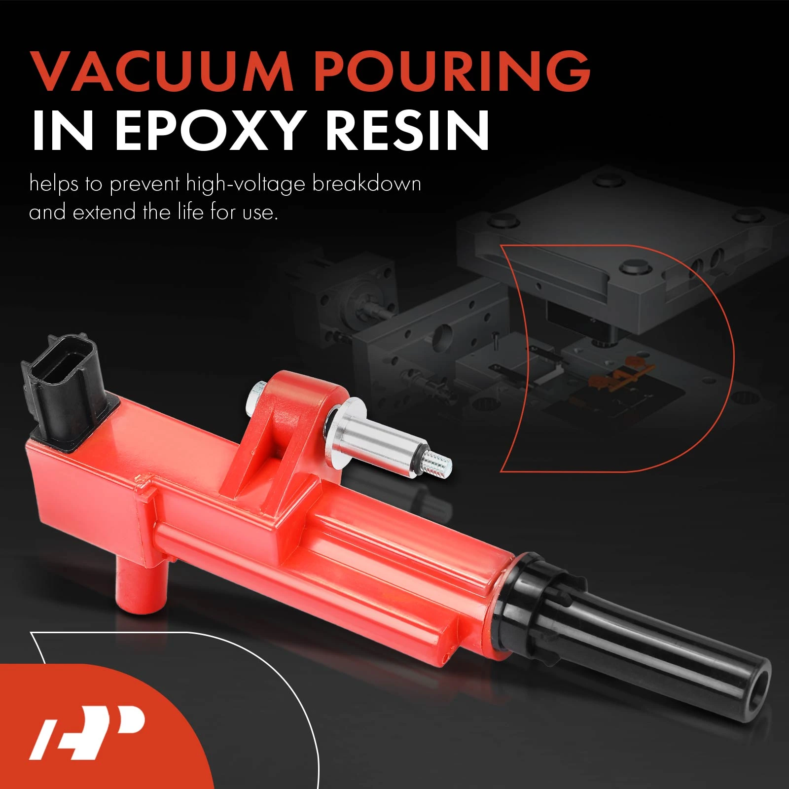 A-Premium APIC1280 2009-2010 Jeep Grand Cherokee Ignition Coil and Spark Plug Wire Kit