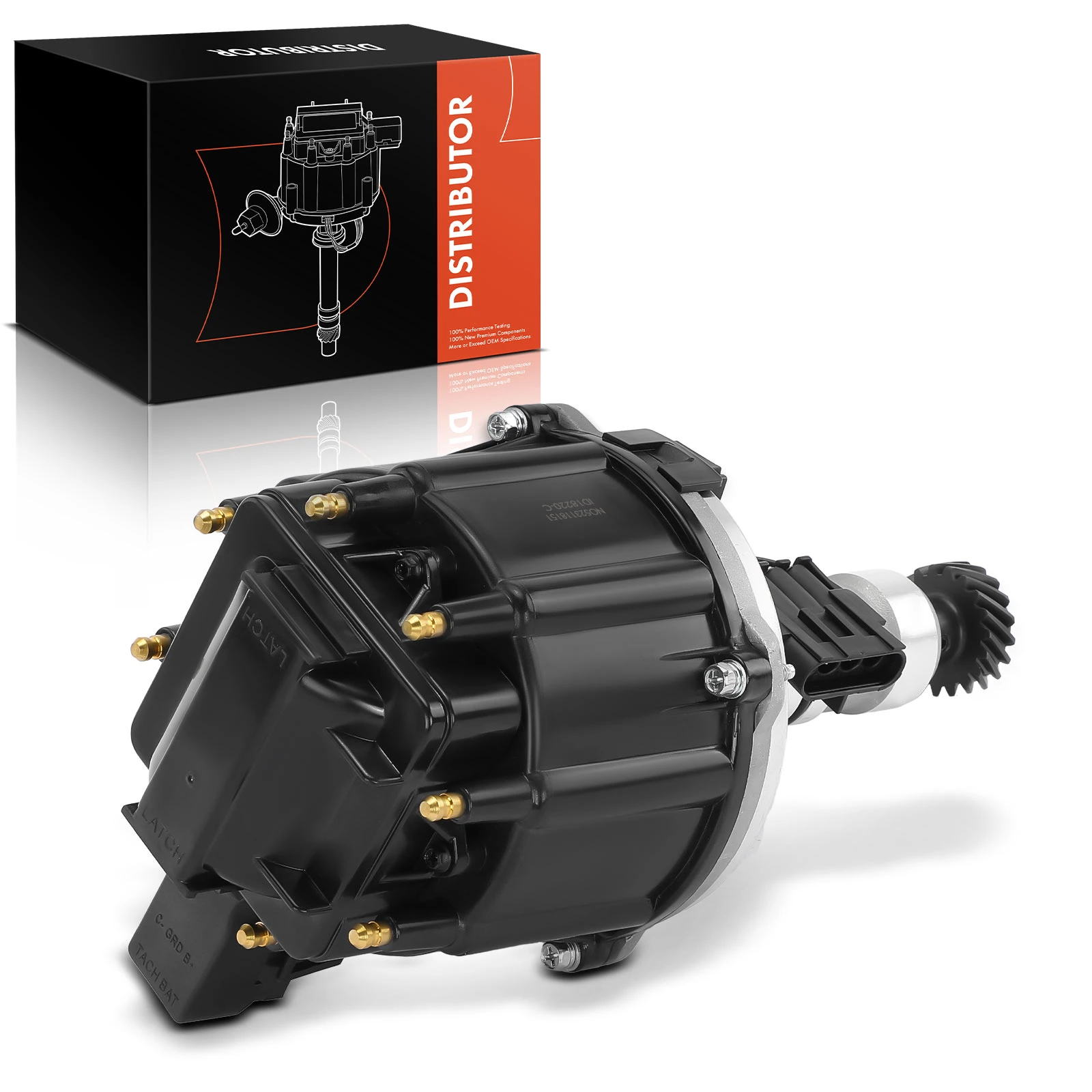 Ignition Distributor with Cap & Rotor