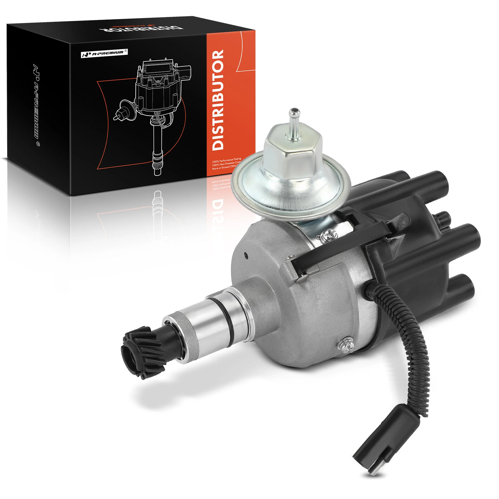 Ignition Distributor with Cap & Rotor