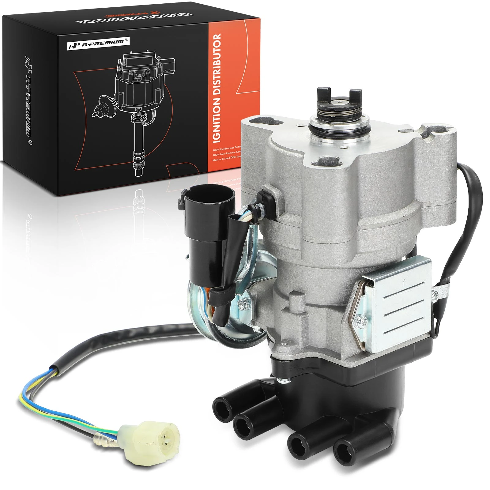 Ignition Distributor with Cap & Rotor for 1986-1989 Honda Accord