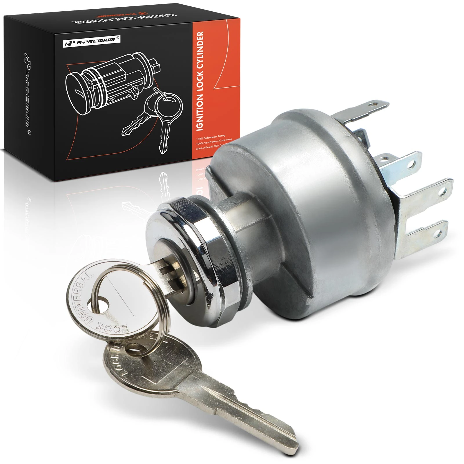 Ignition Lock Cylinder Zamak 5 with Keys