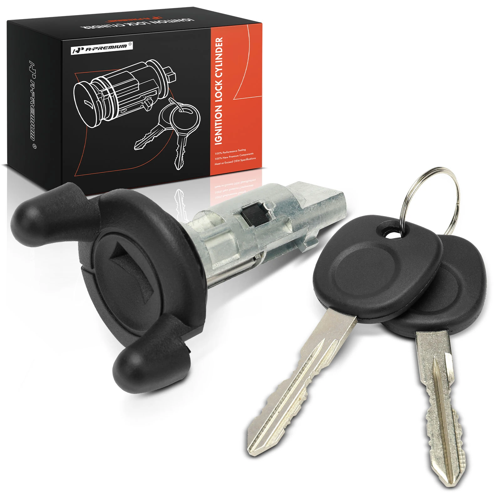 Ignition Lock Cylinder Zamak 5 with 2 Keys