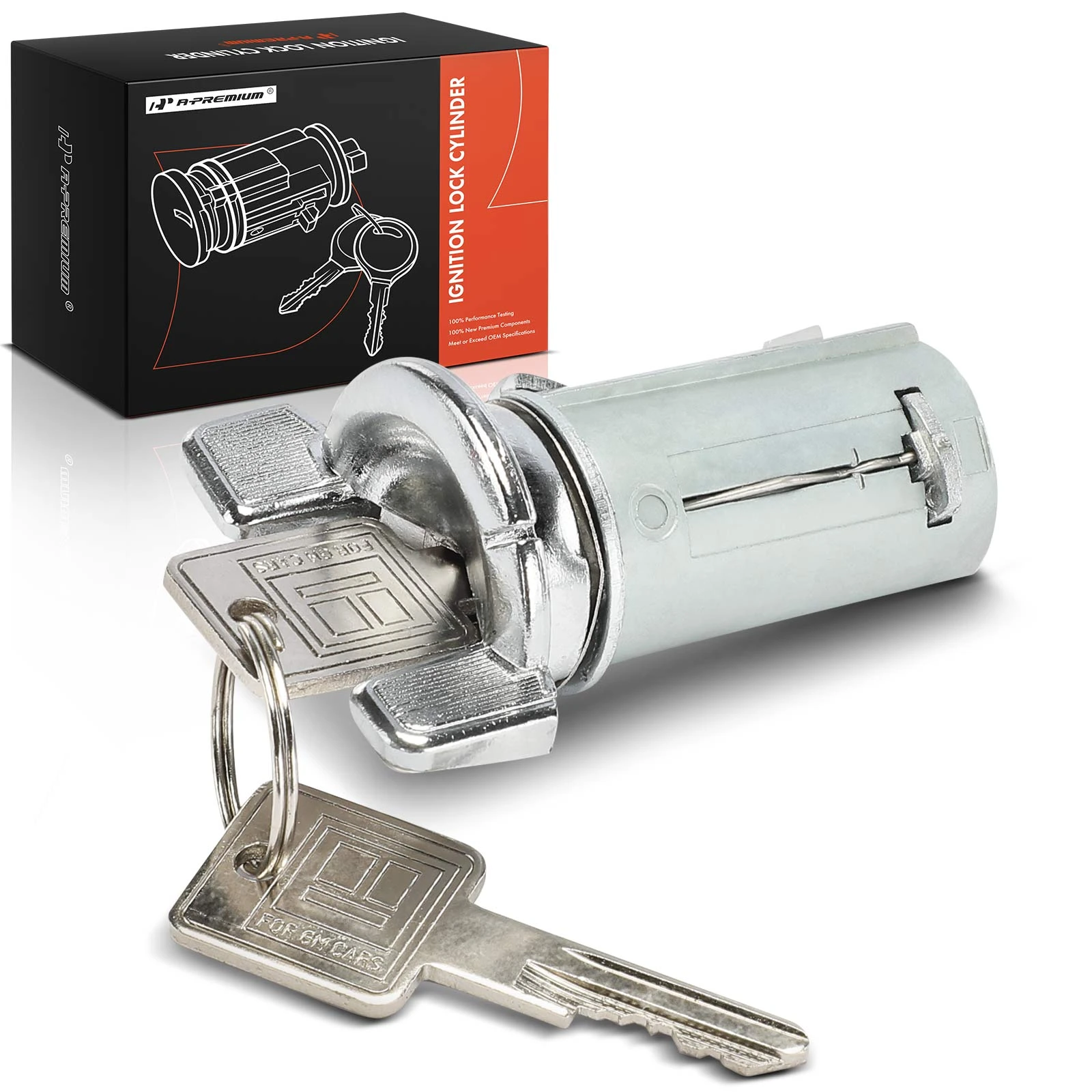 Ignition Lock Cylinder Zamak 5 with Keys for 1976-1978 Buick Estate Wagon