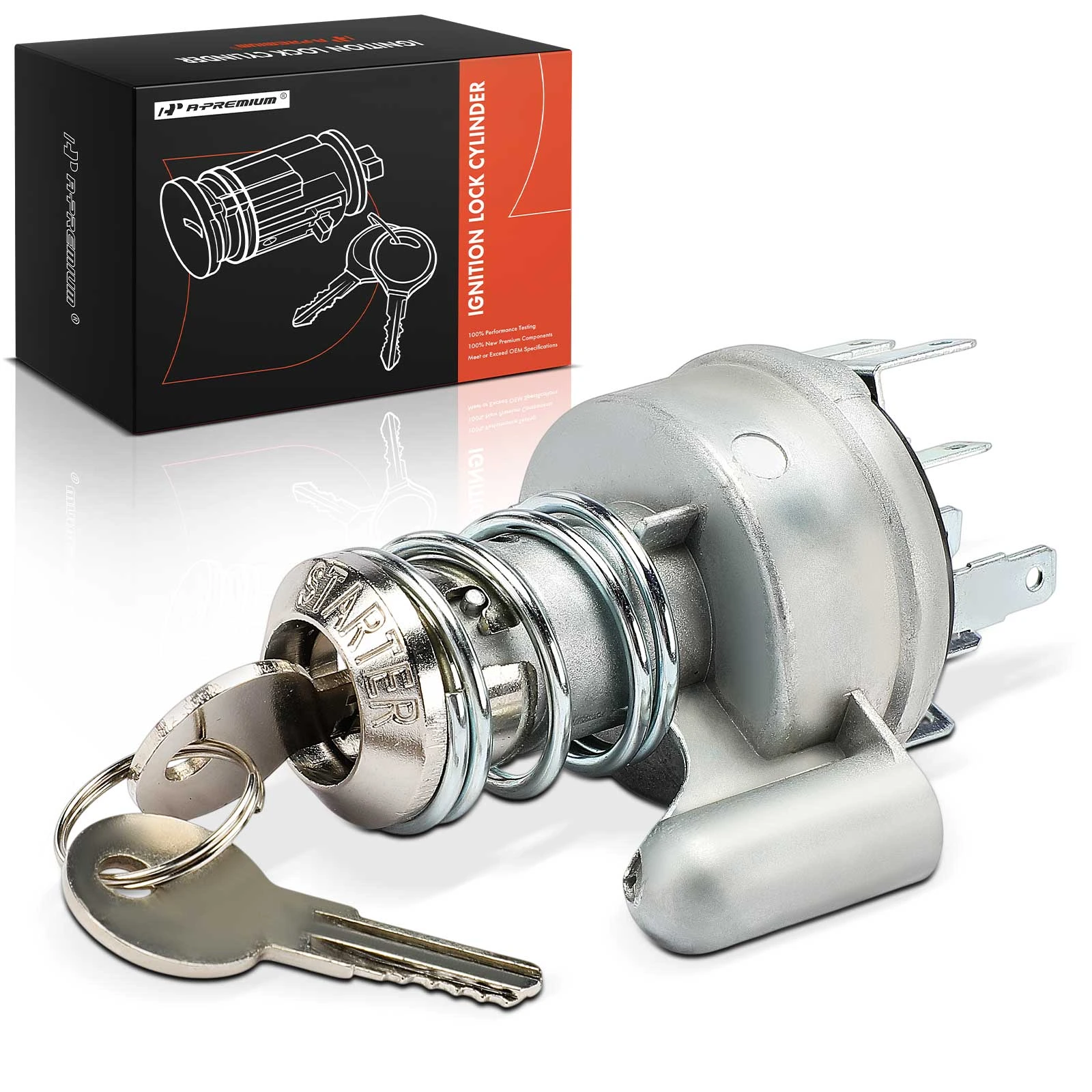 Ignition Lock Cylinder Zamak 5 with keys