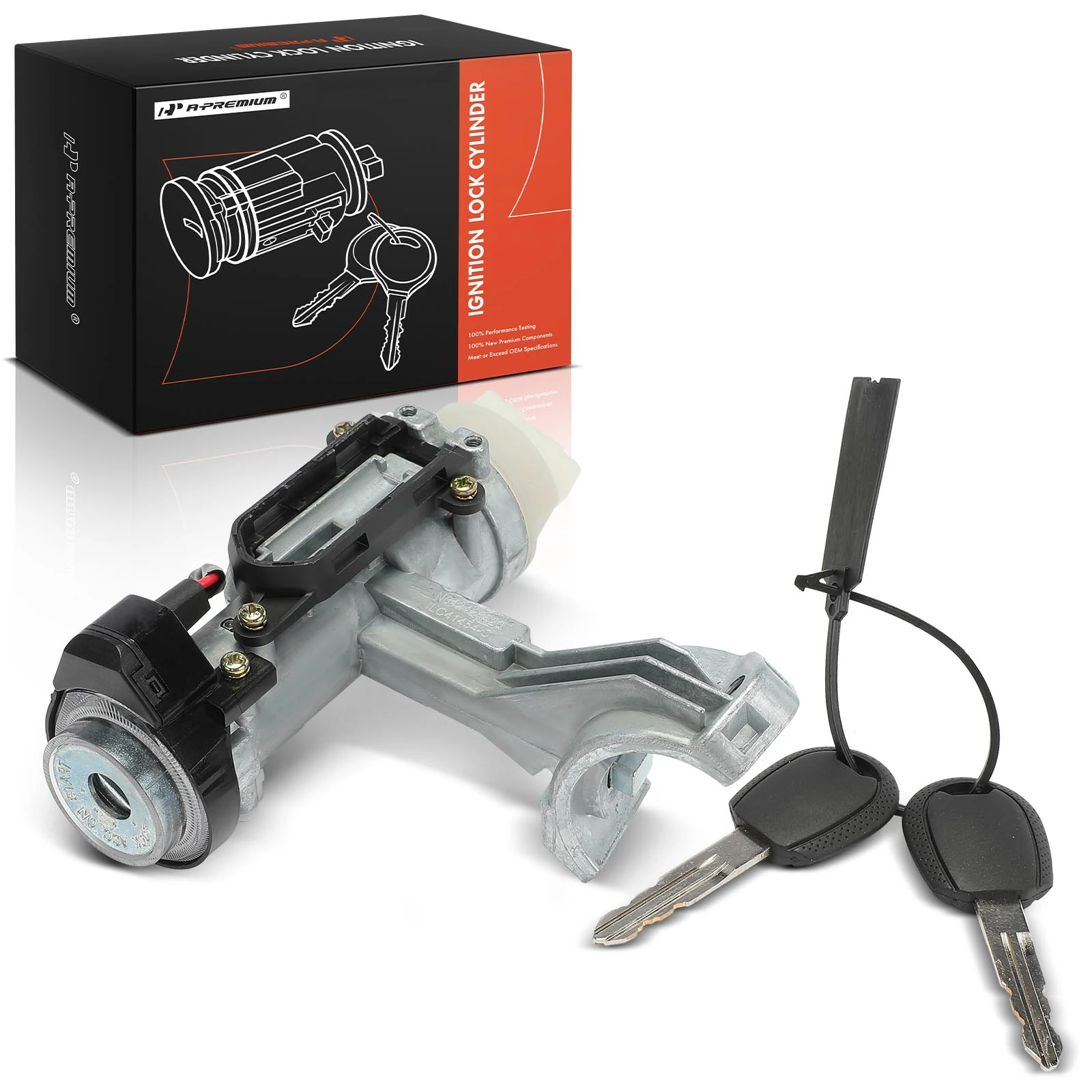 Ignition Lock Cylinder Zamak 5 with 2 Keys for 2005-2007 Kia Spectra5