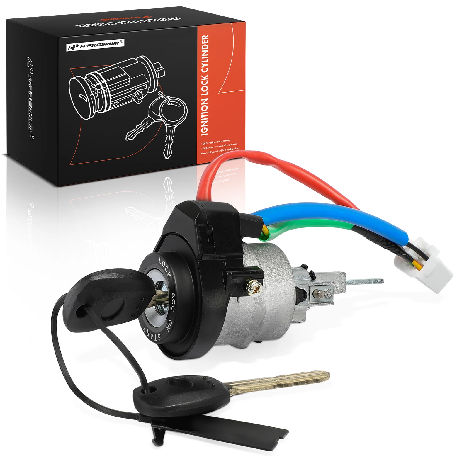 Ignition Lock Cylinder Zamak 5 with Keys for 2007-2012 Kia Sedona