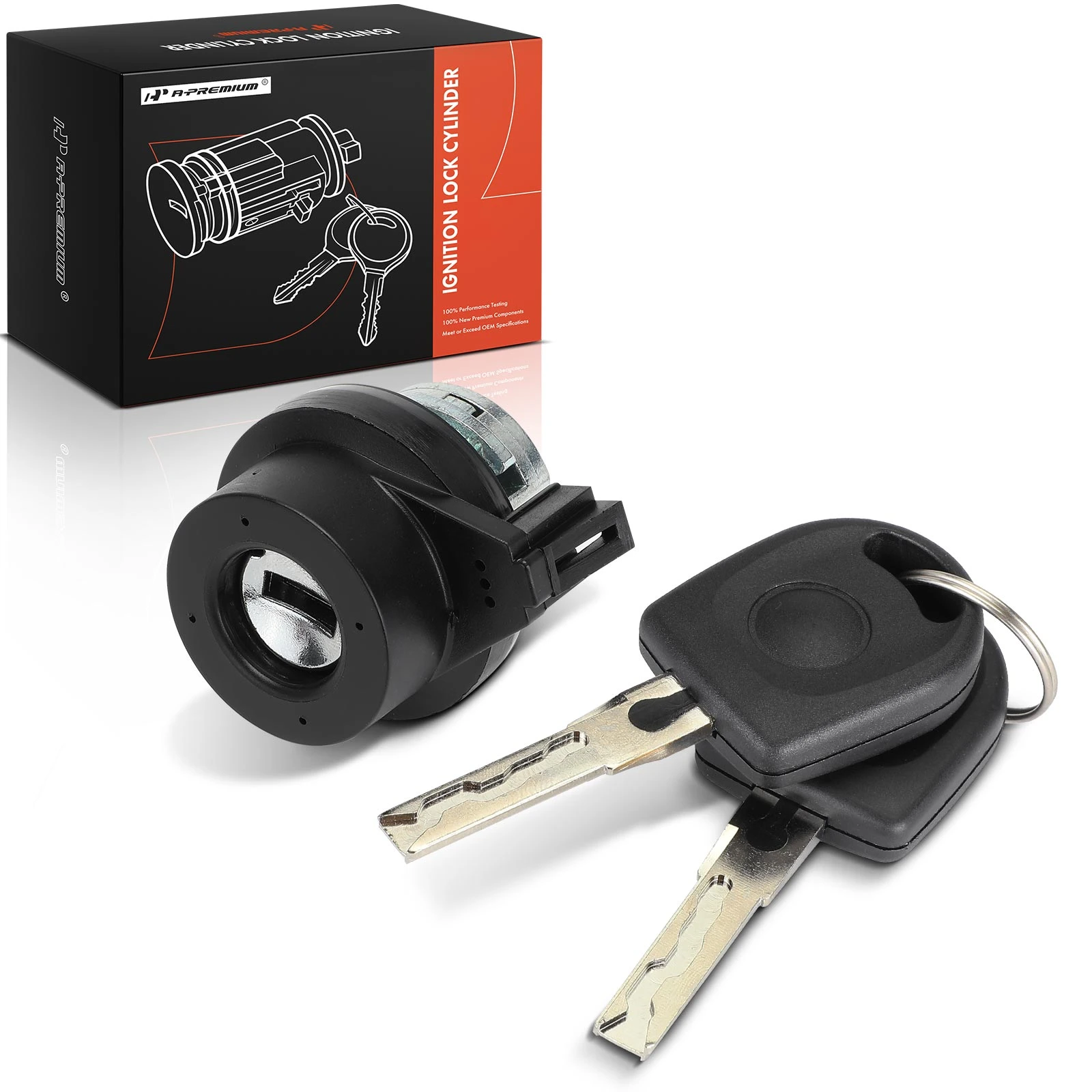 Ignition Lock Cylinder Zamak 5 with Keys for 2003-2004 Audi RS6