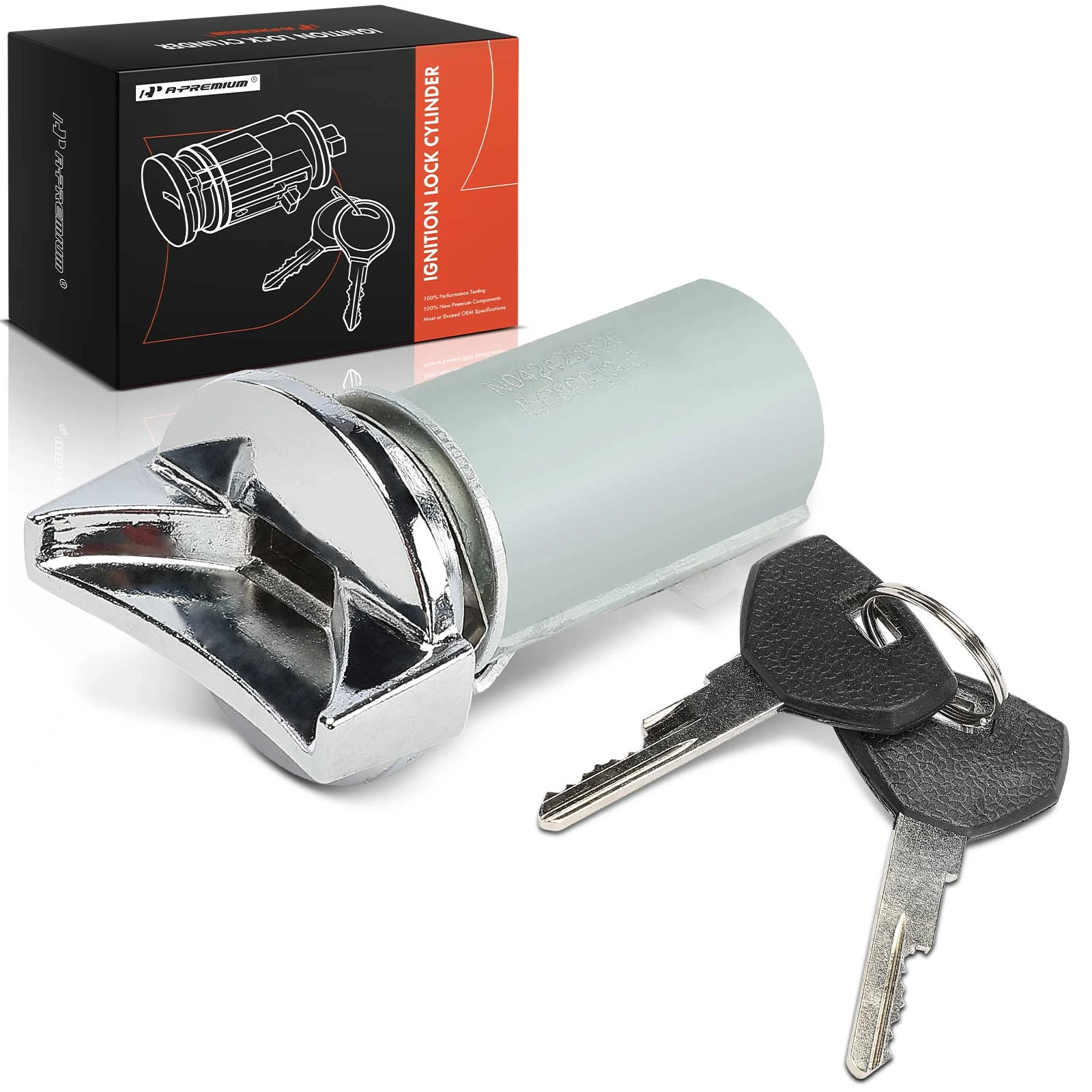 Ignition Lock Cylinder Zamak 5 with 2 Keys