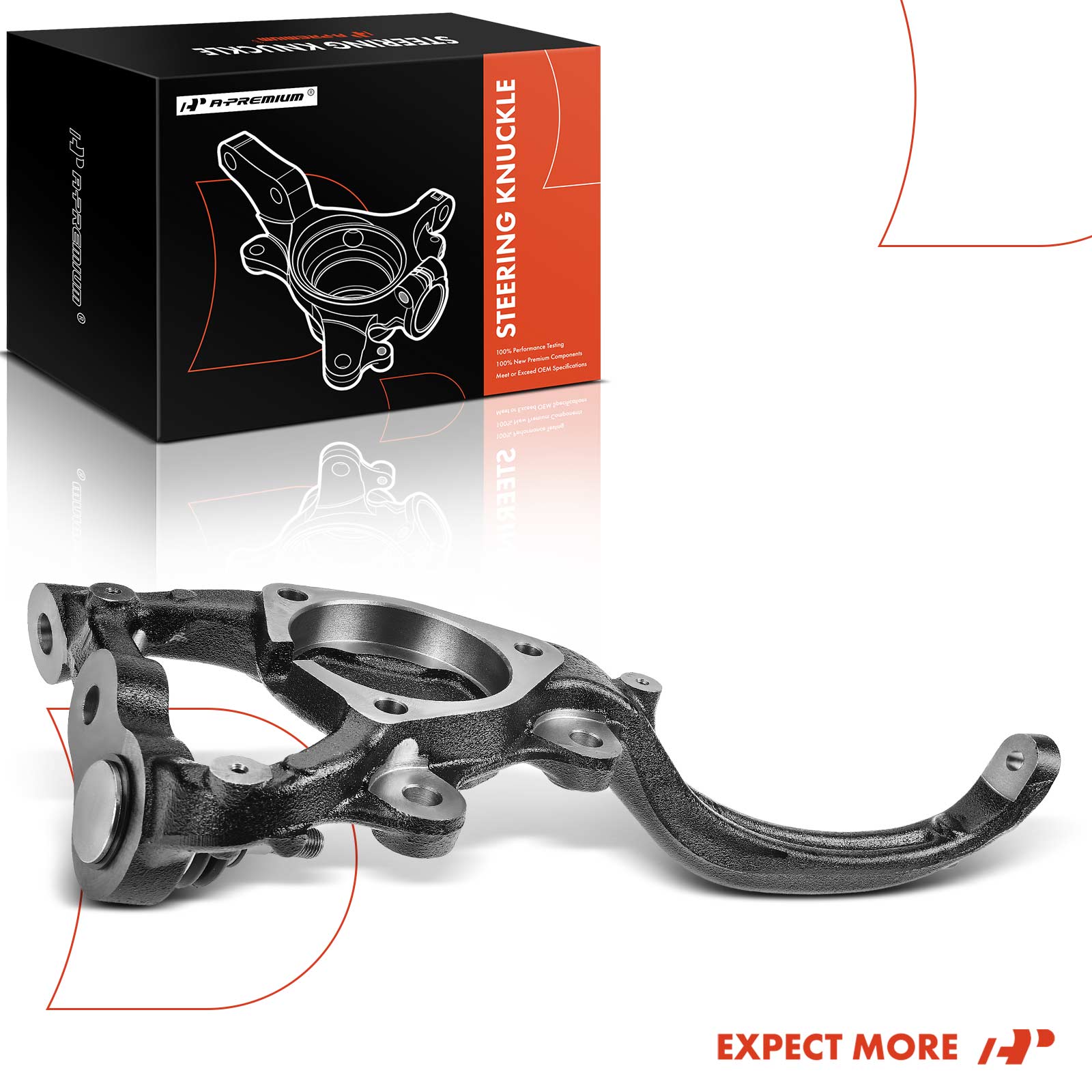 A-Premium Front Steering Knuckle ＆ Wheel Bearing Hub