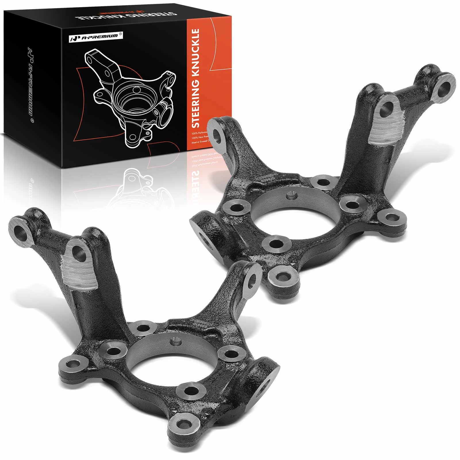 2 Pcs Front Steering Knuckle