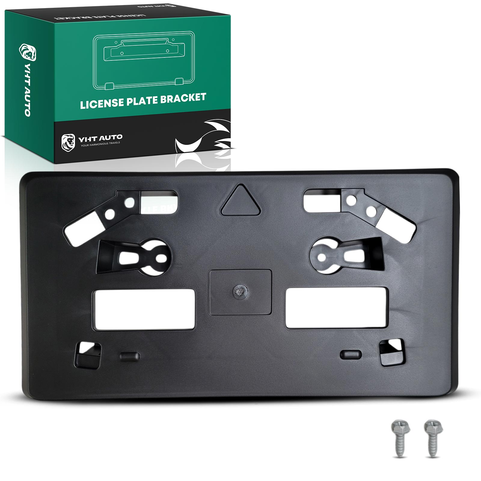 Front License Plate Bracket with Mounting Hardware