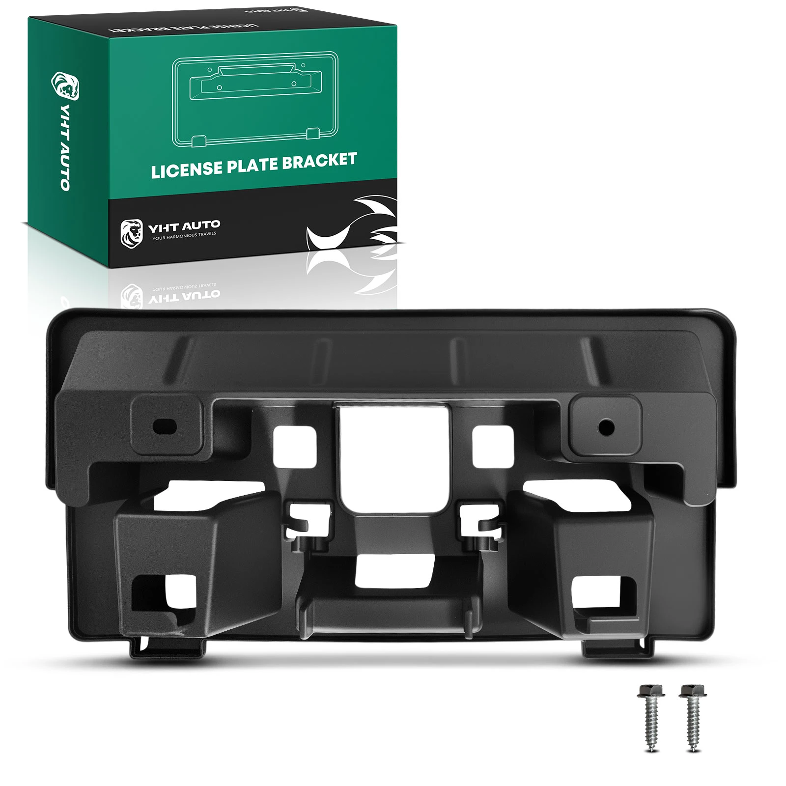 Front Black License Plate Bracket